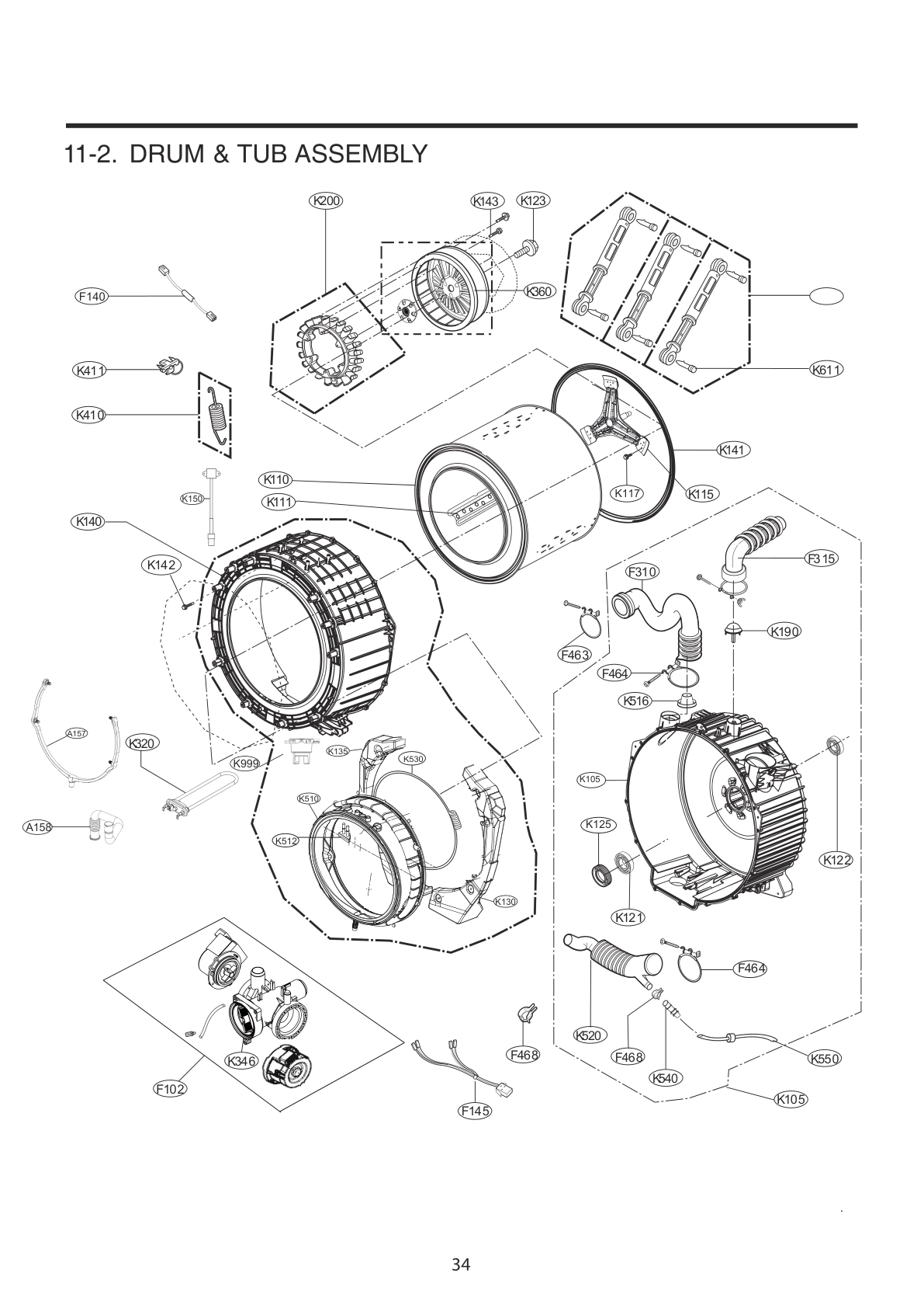 DRUM & TUB ASSEMBLY