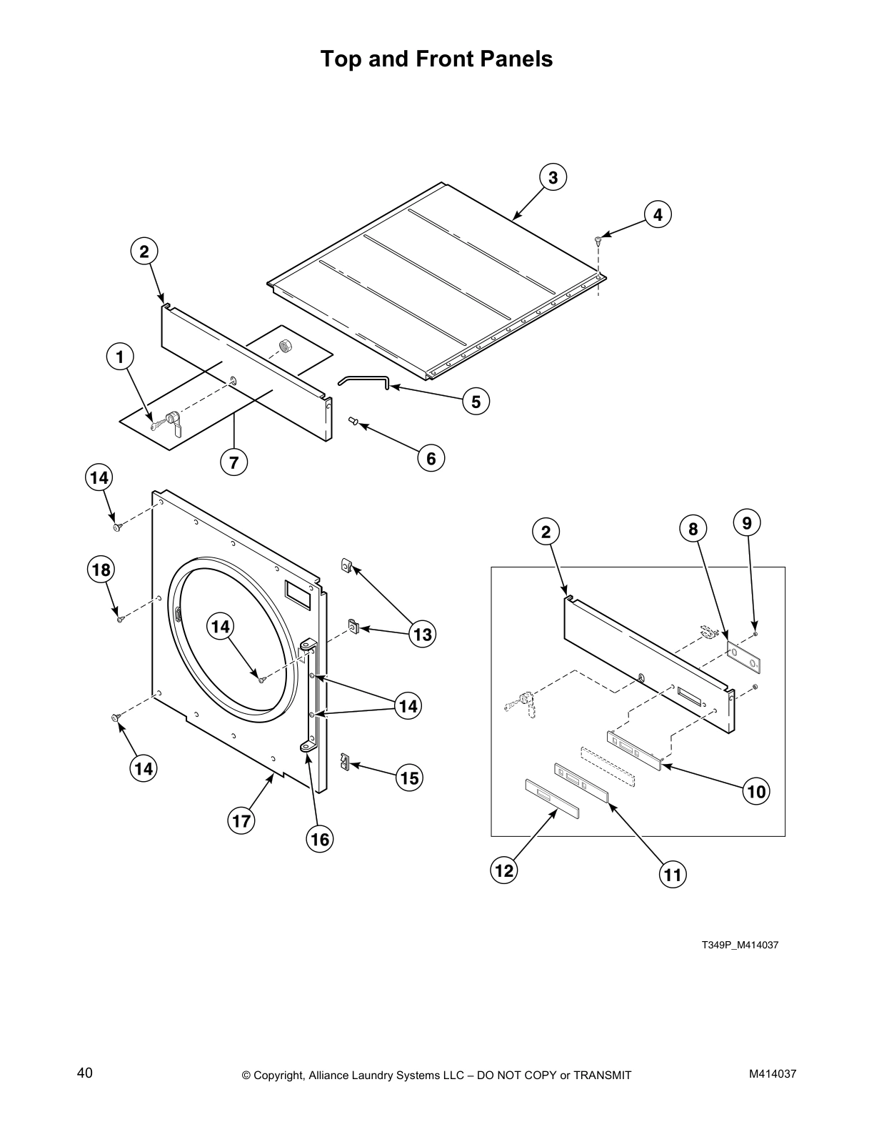 Top and Front Panels