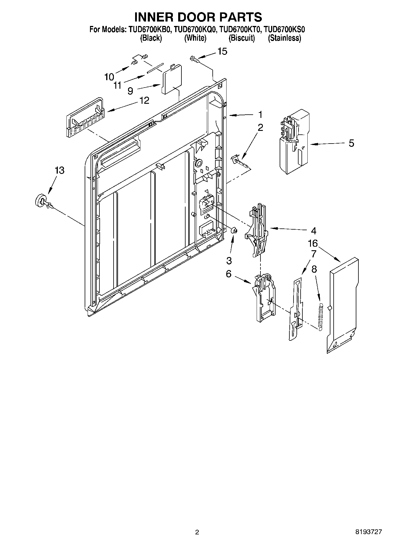 02 - INNER DOOR PARTS