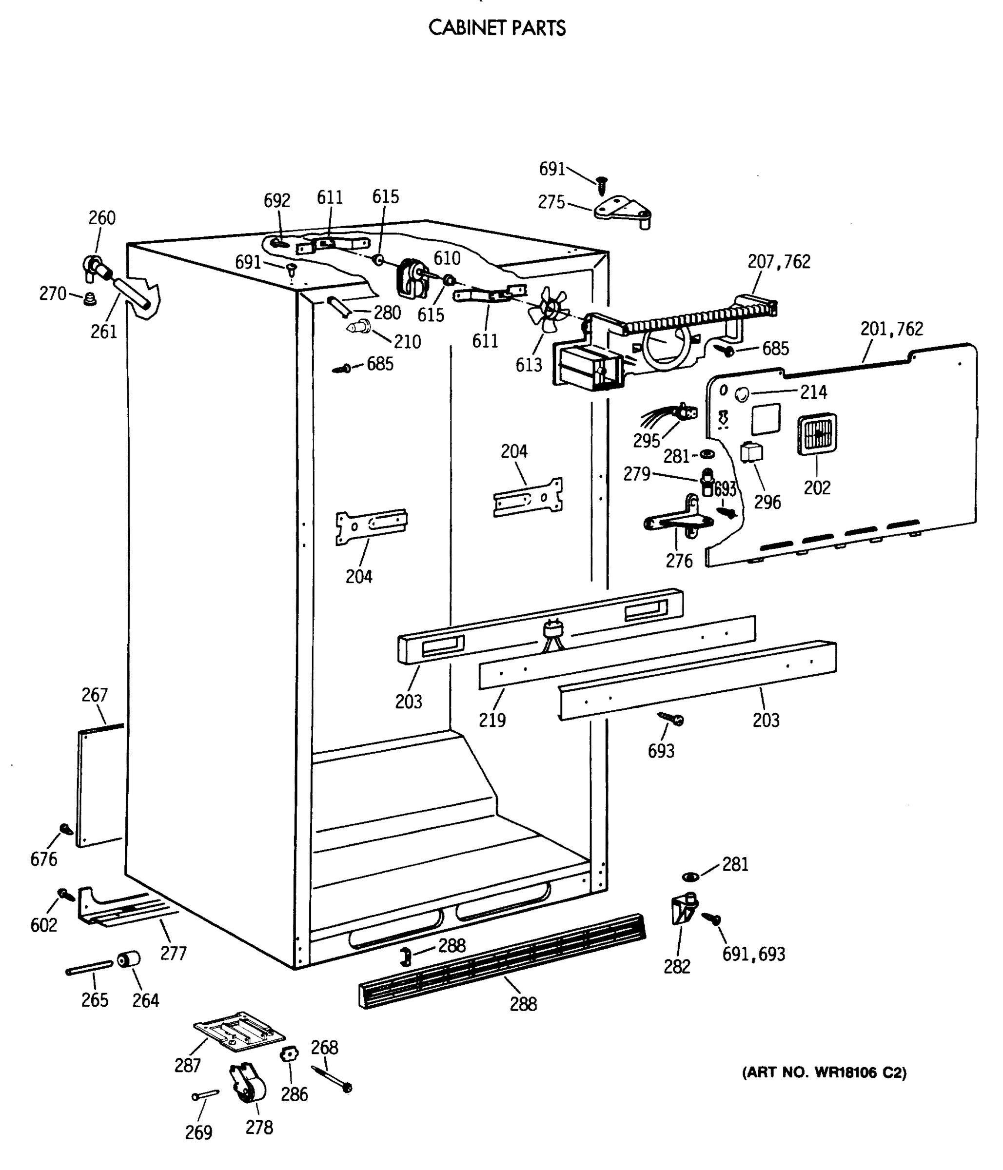 CABINET PARTS