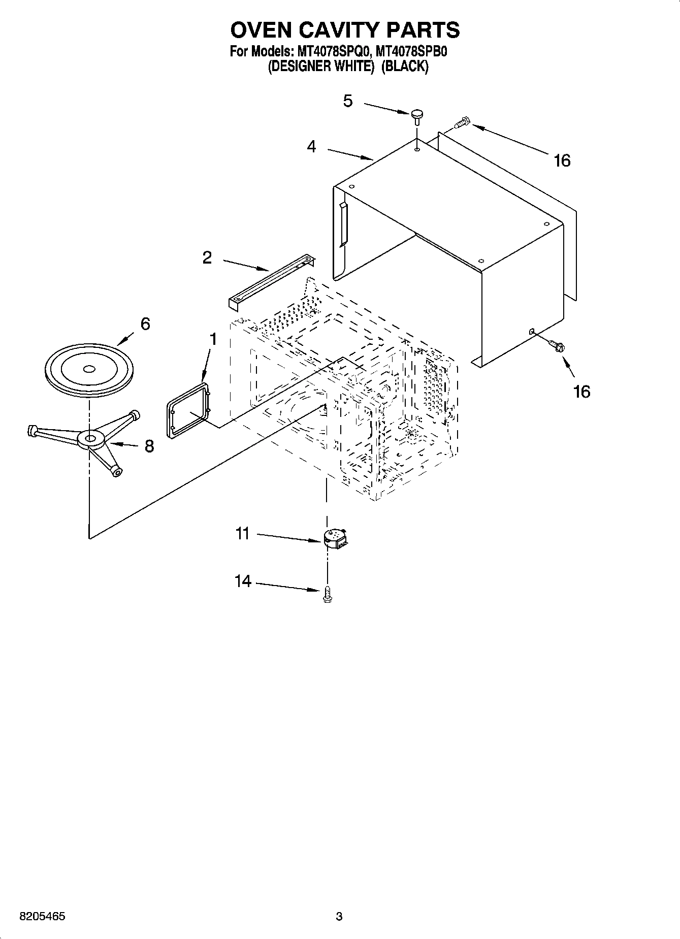 03 - OVEN CAVITY PARTS