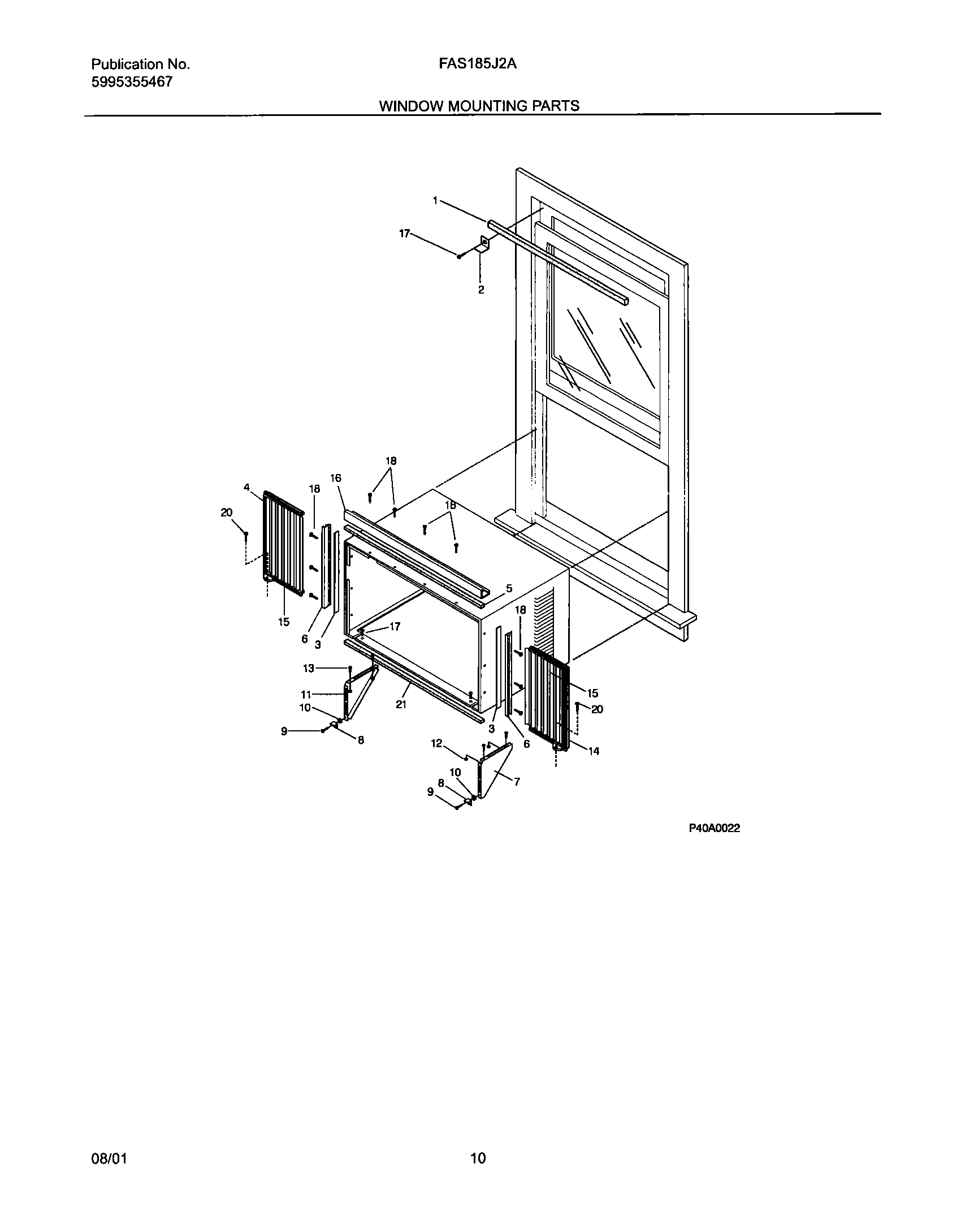 11 - WINDOW MOUNTING PARTS