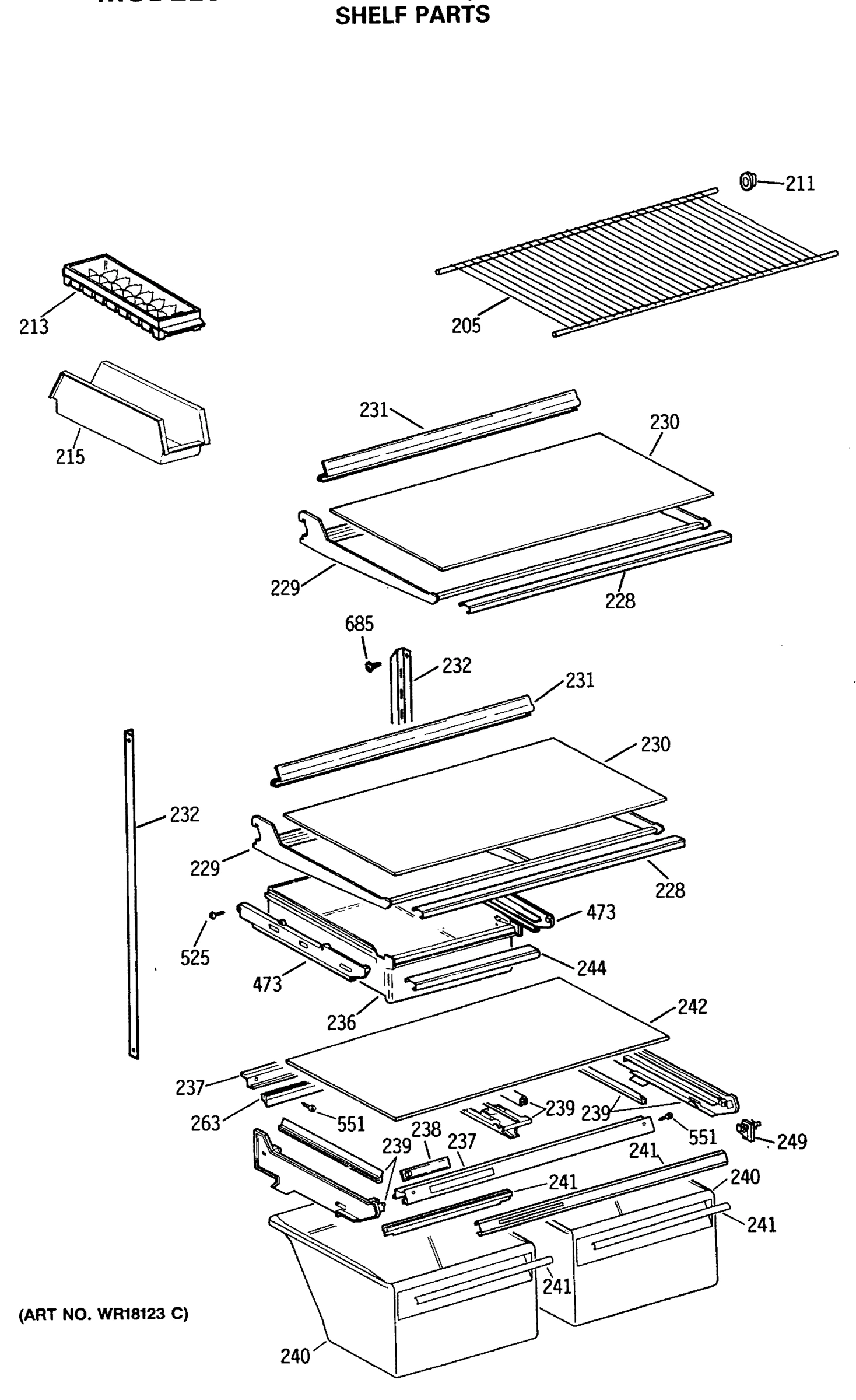 SHELF PARTS