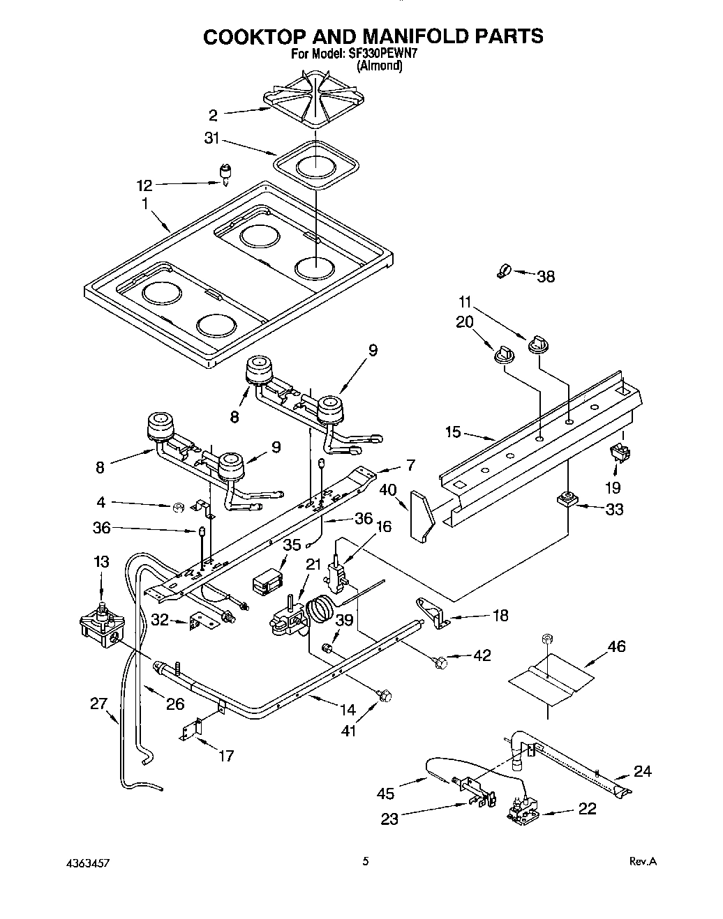 04 - COOKTOP AND MANIFOLD, LITERATURE