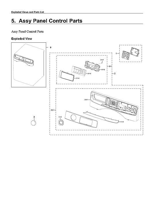 Control Panel Assembly