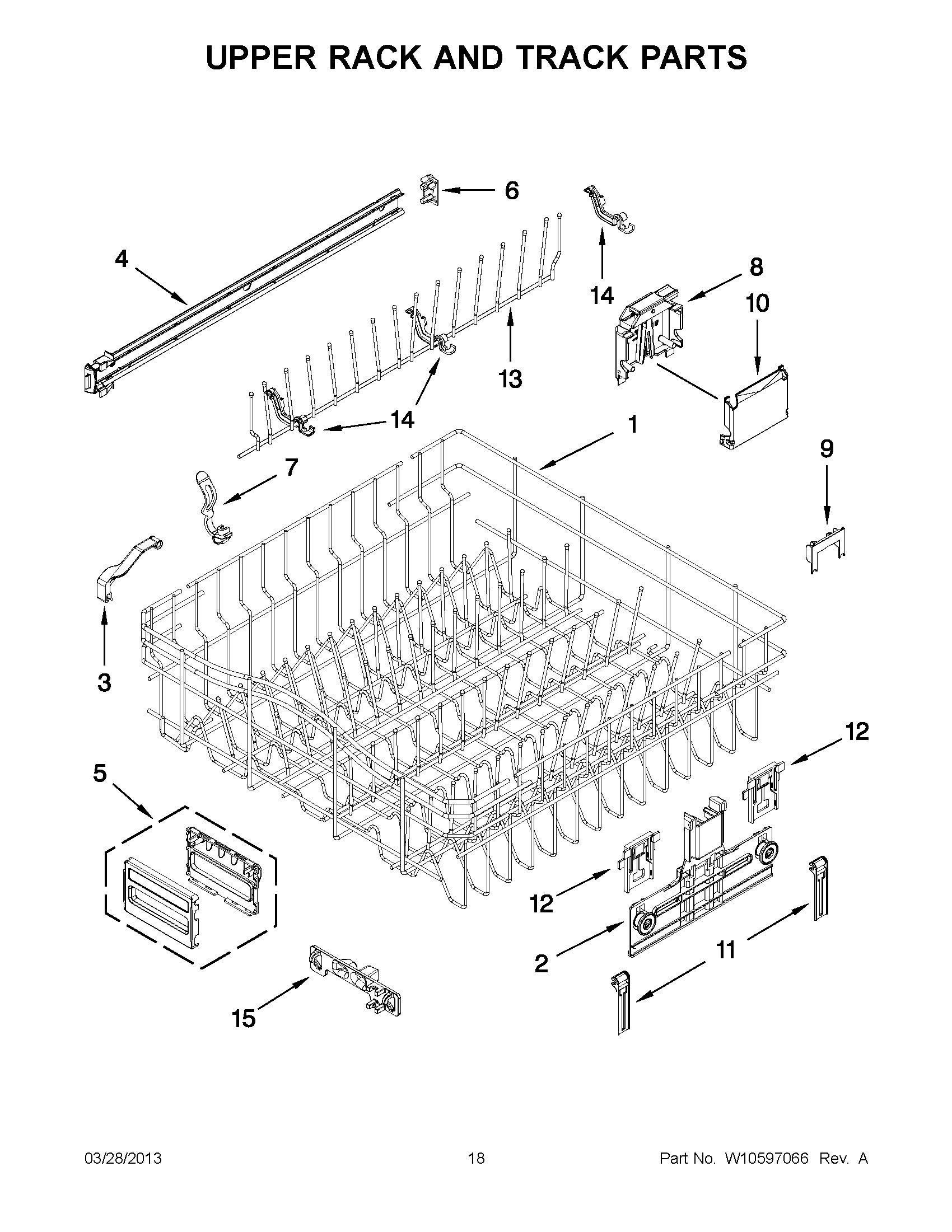 09 - UPPER RACK AND TRACK PARTS
