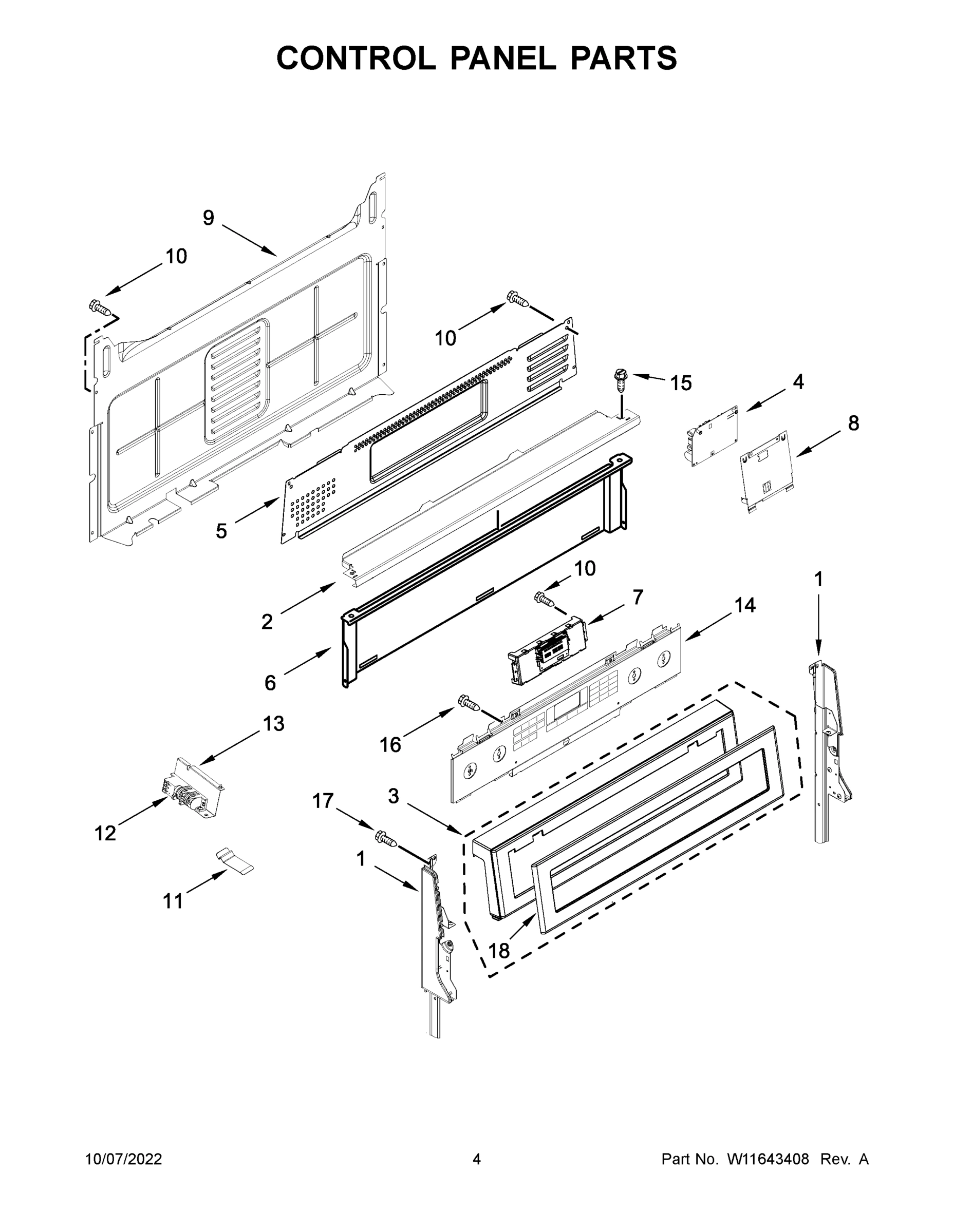 03 - CONTROL PANEL PARTS