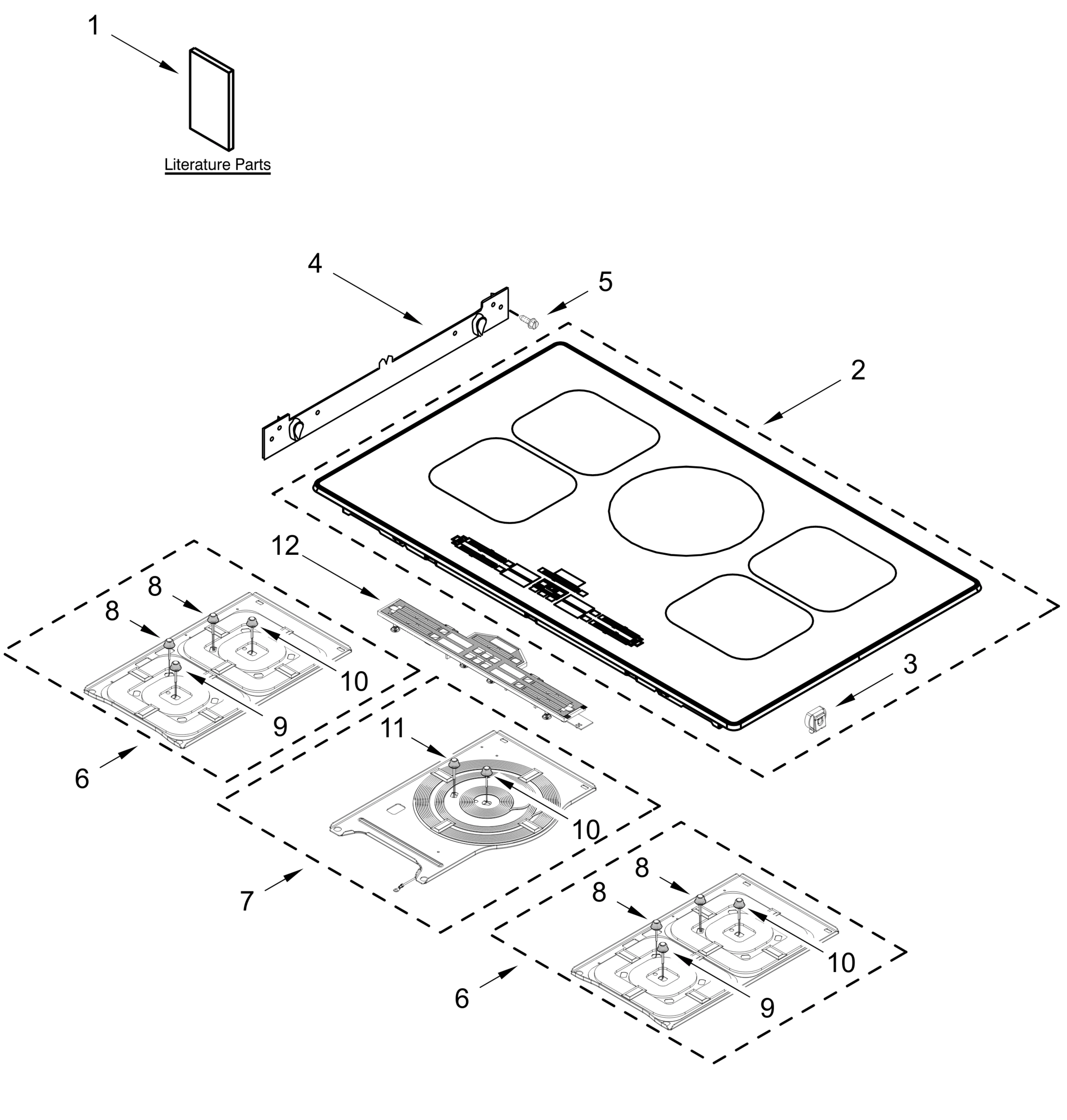 COOKTOP PARTS