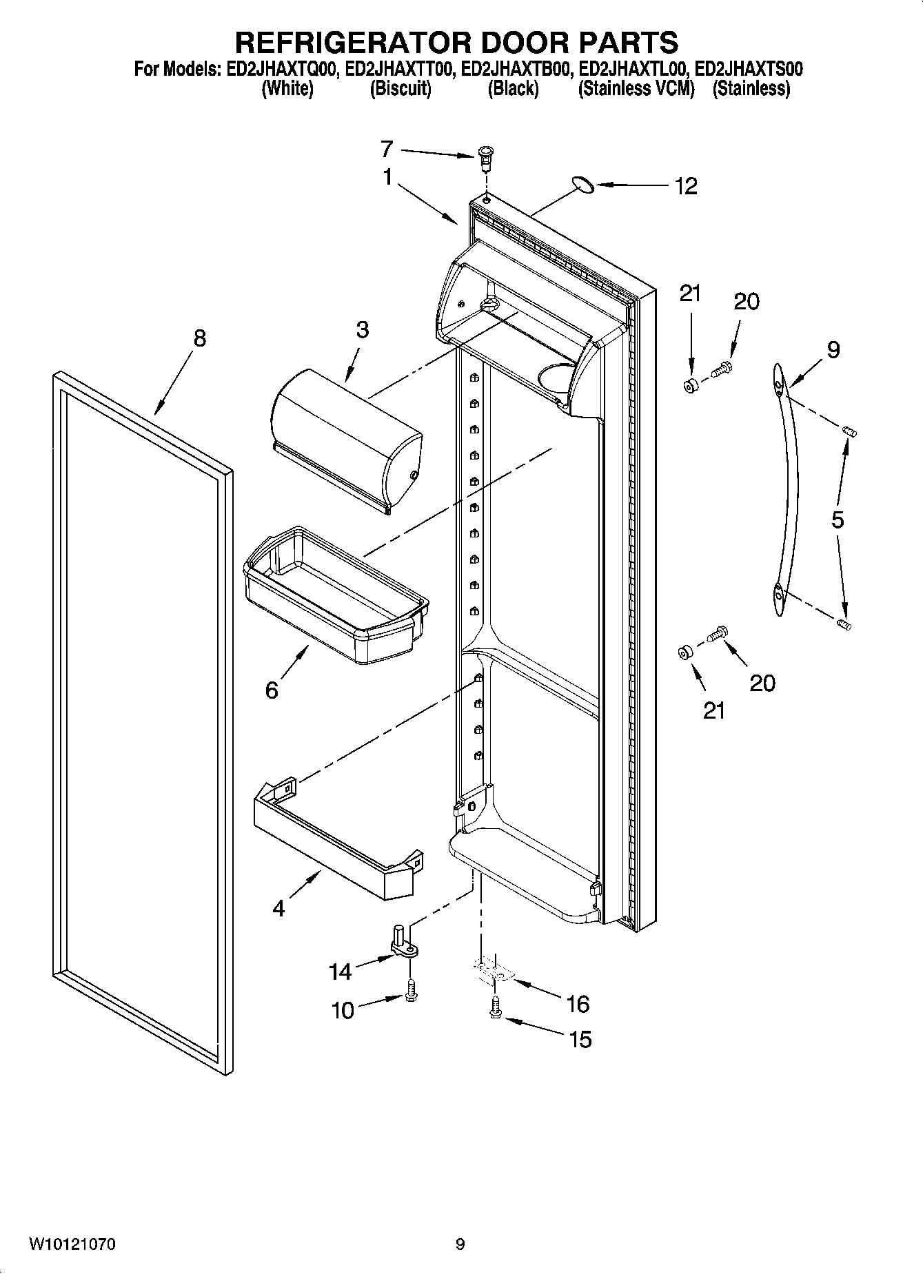 06 - REFRIGERATOR DOOR PARTS