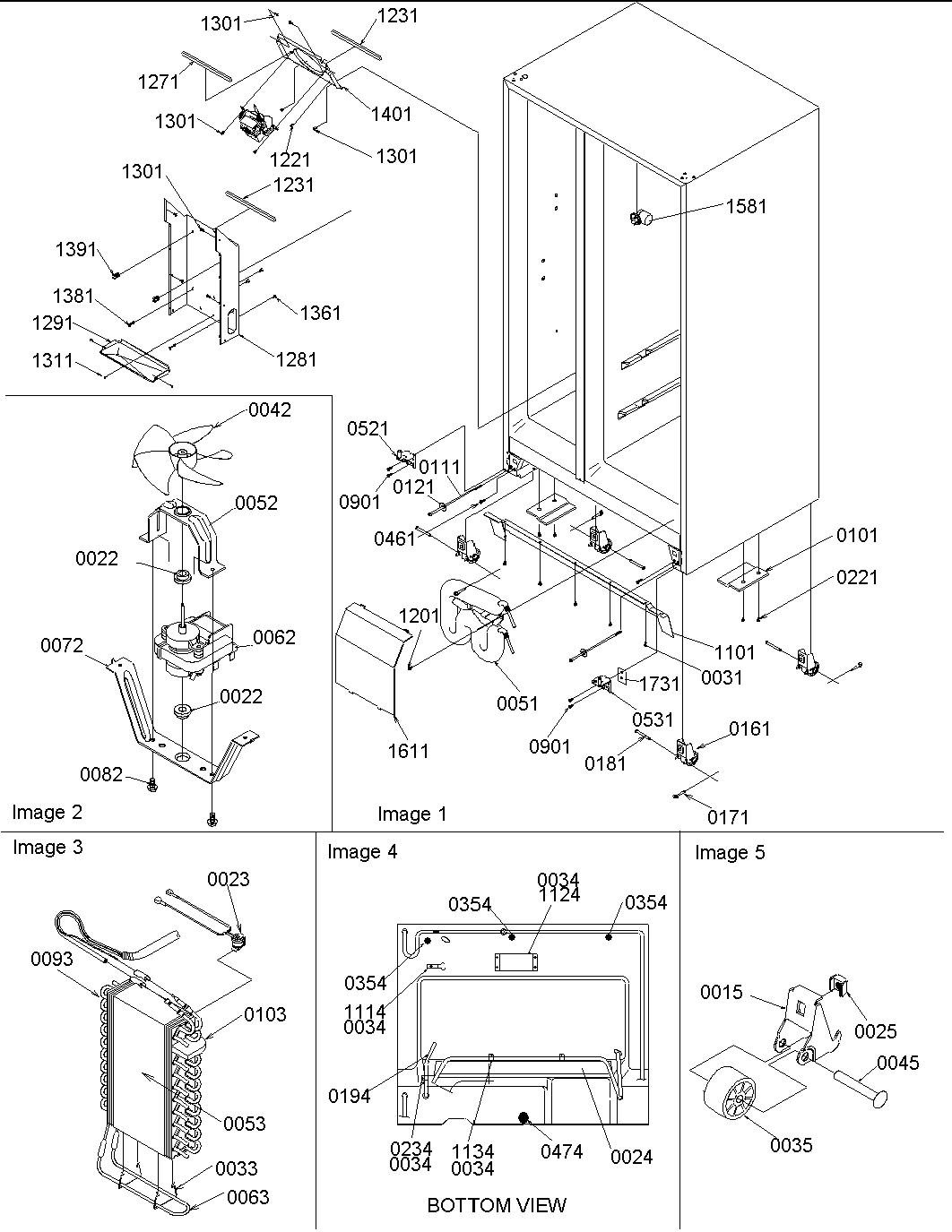 03 - Drain, Rollers, and Evap Assy