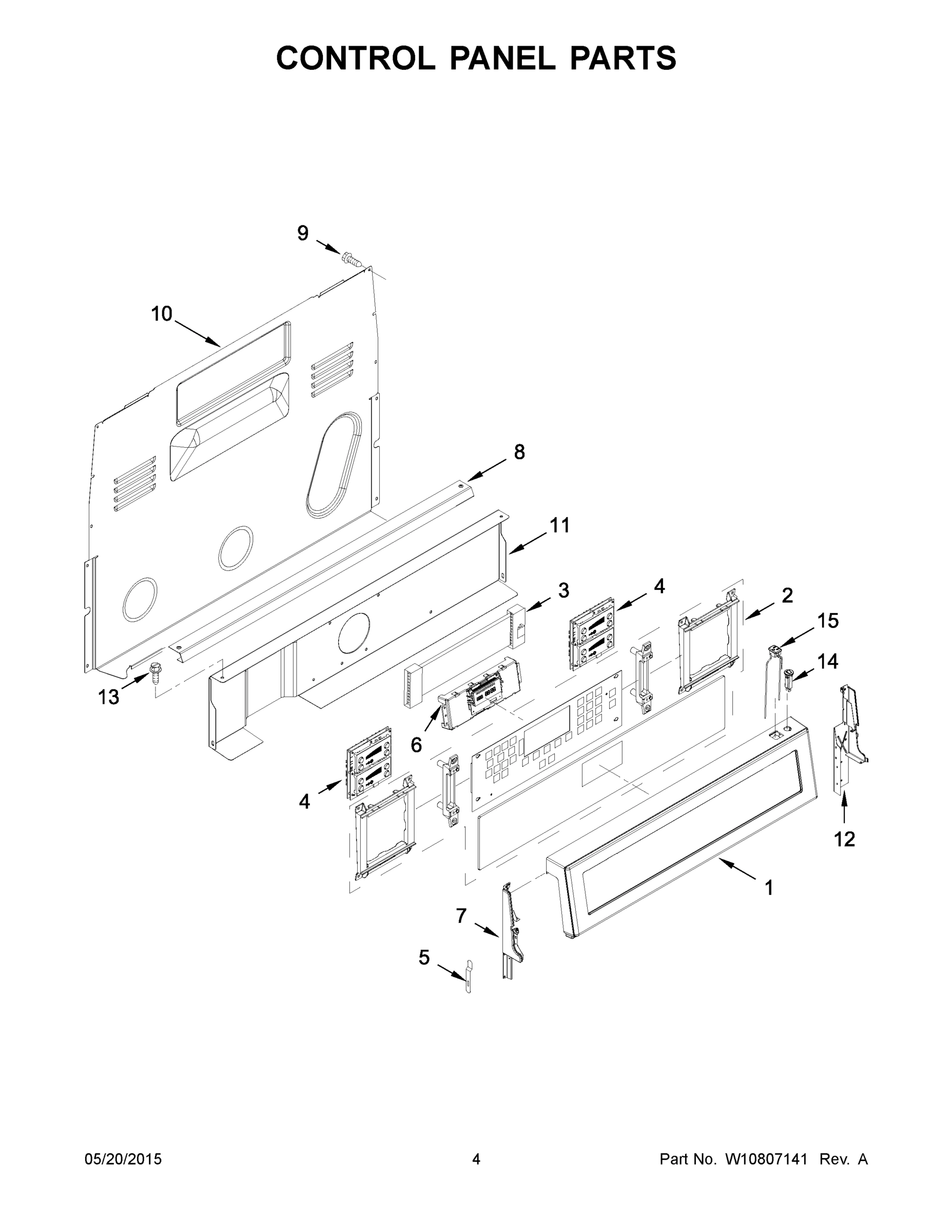 03 - CONTROL PANEL PARTS