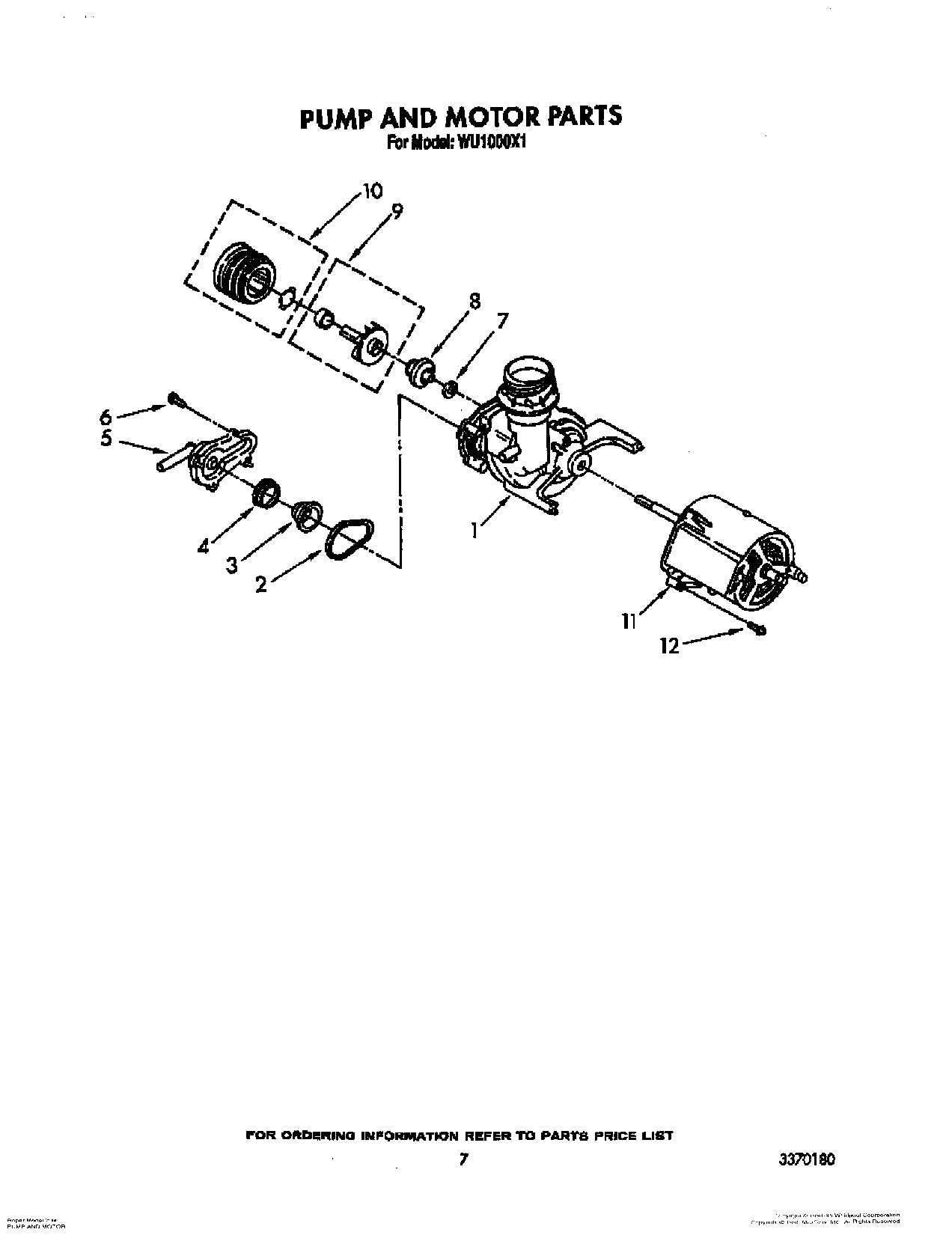07 - PUMP AND MOTOR, LIT/OPTIONAL