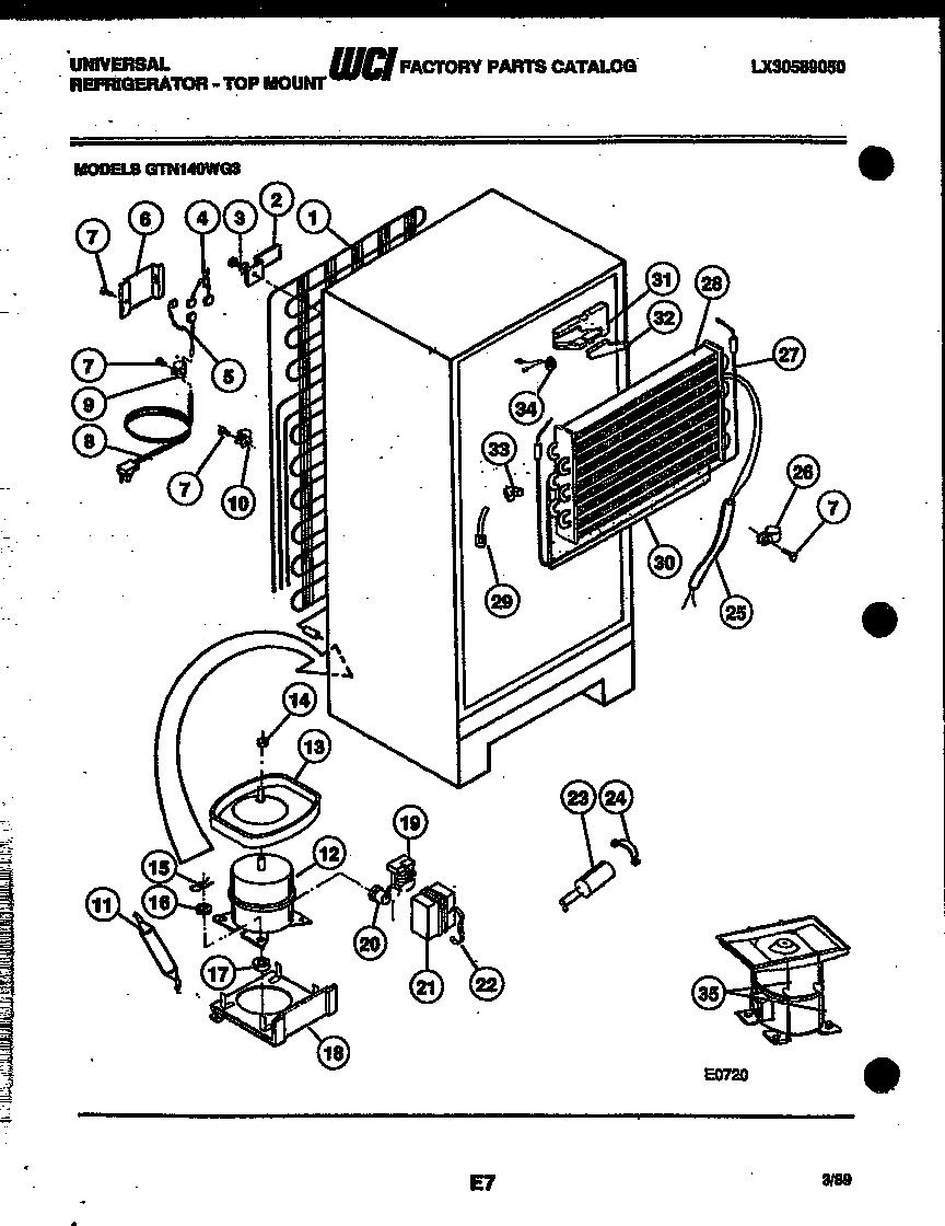 05 - SYSTEM AND AUTOMATIC DEFROST PARTS