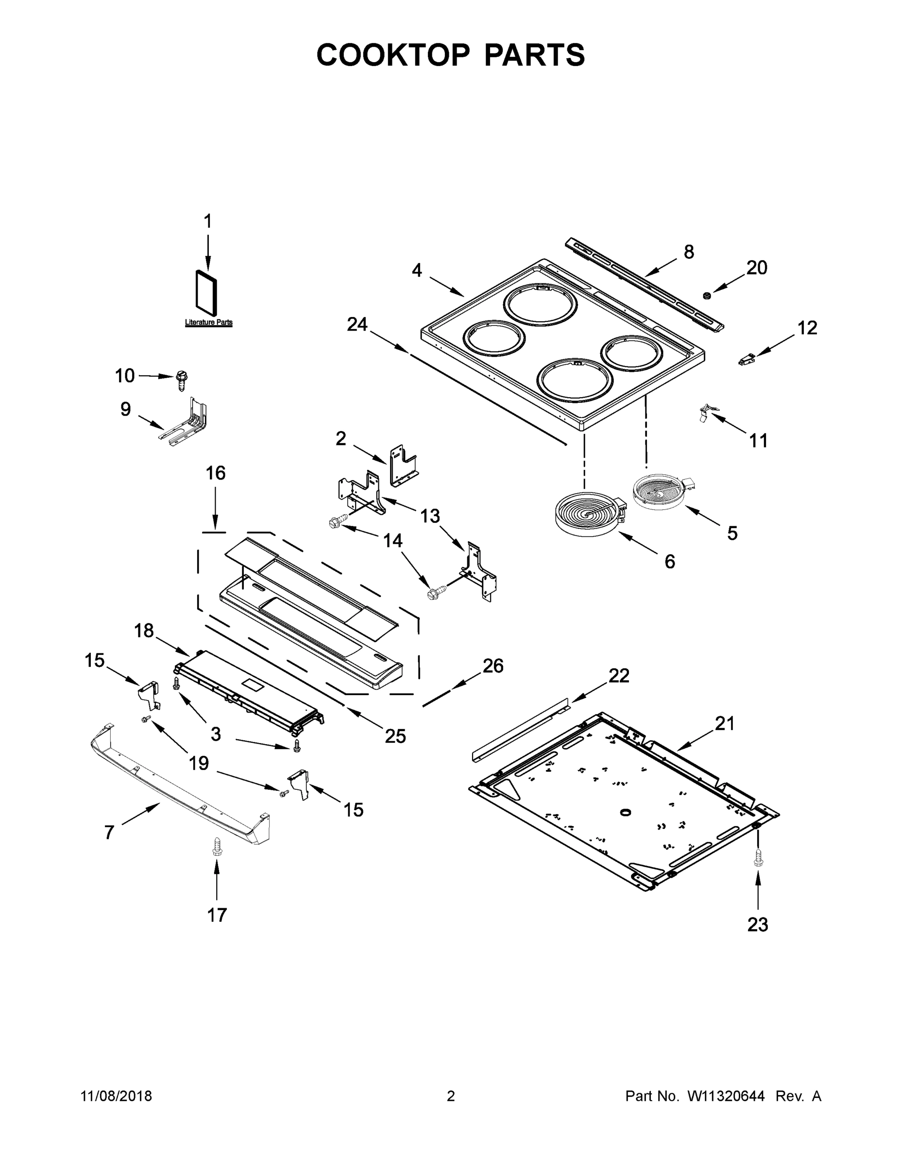 02 - COOKTOP PARTS