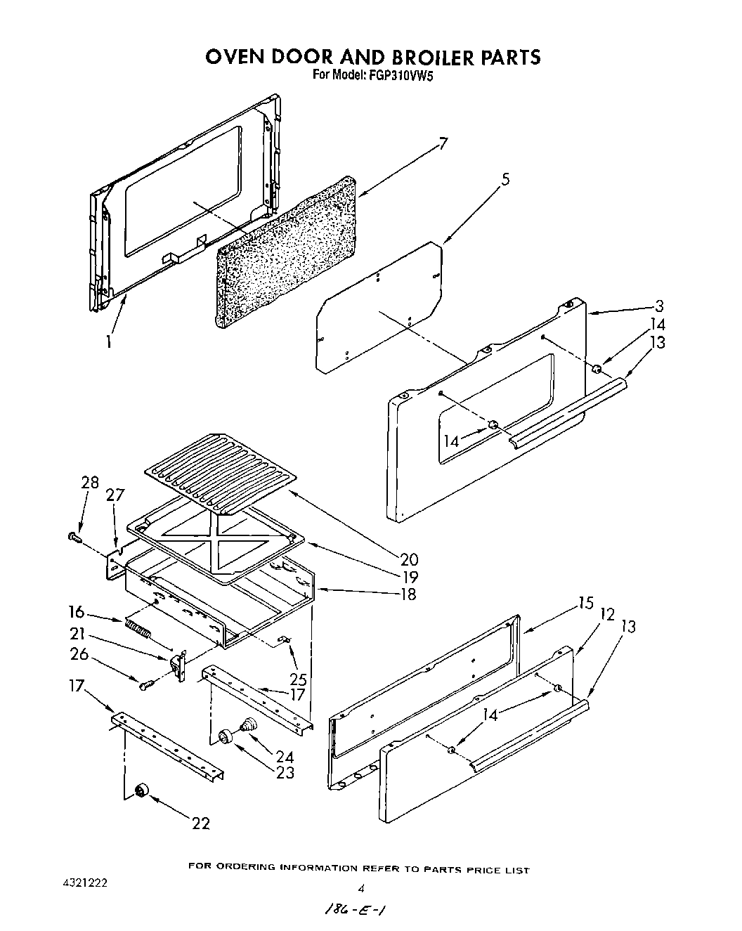 03 - OVEN DOOR AND BROILER