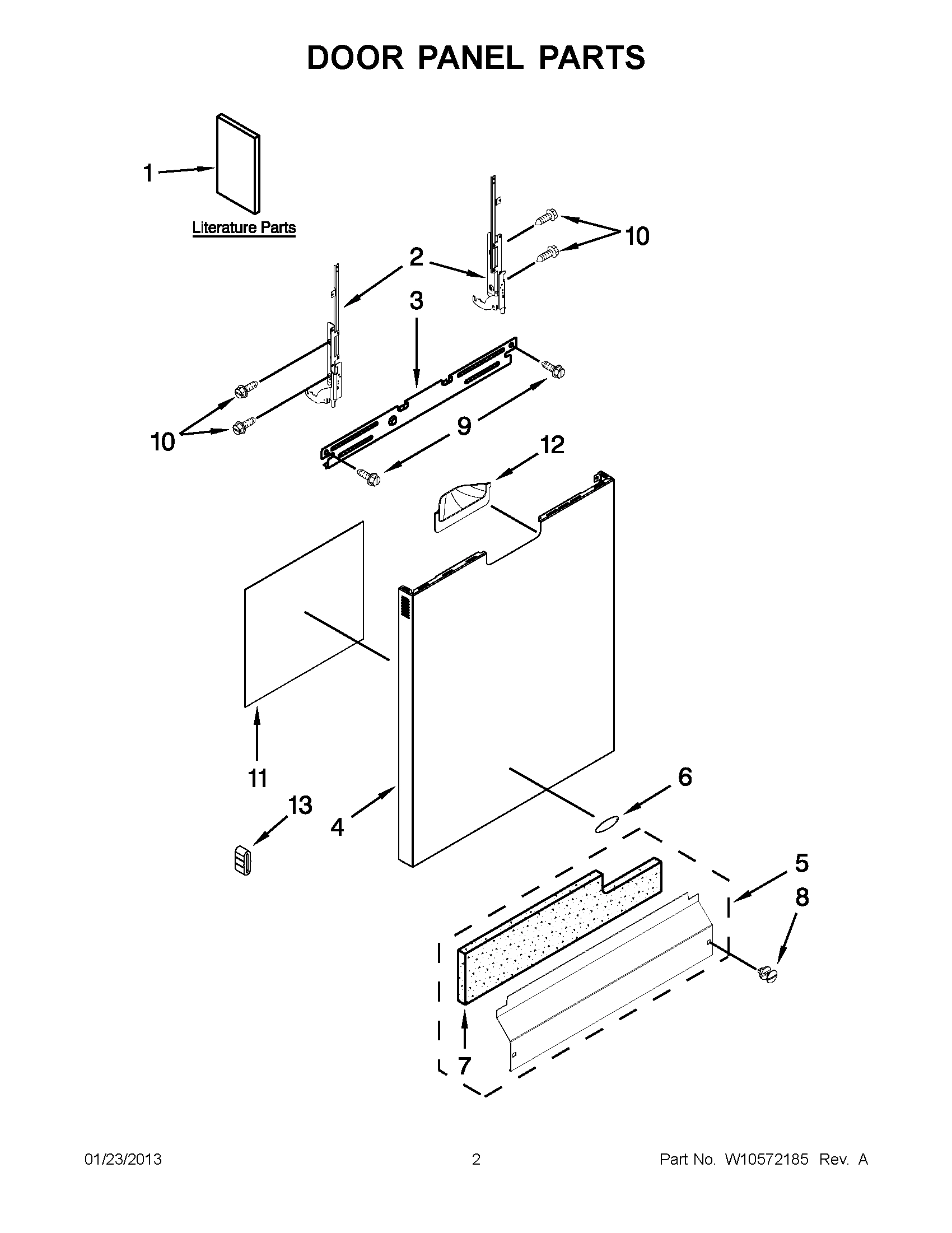 01 - DOOR PANEL PARTS