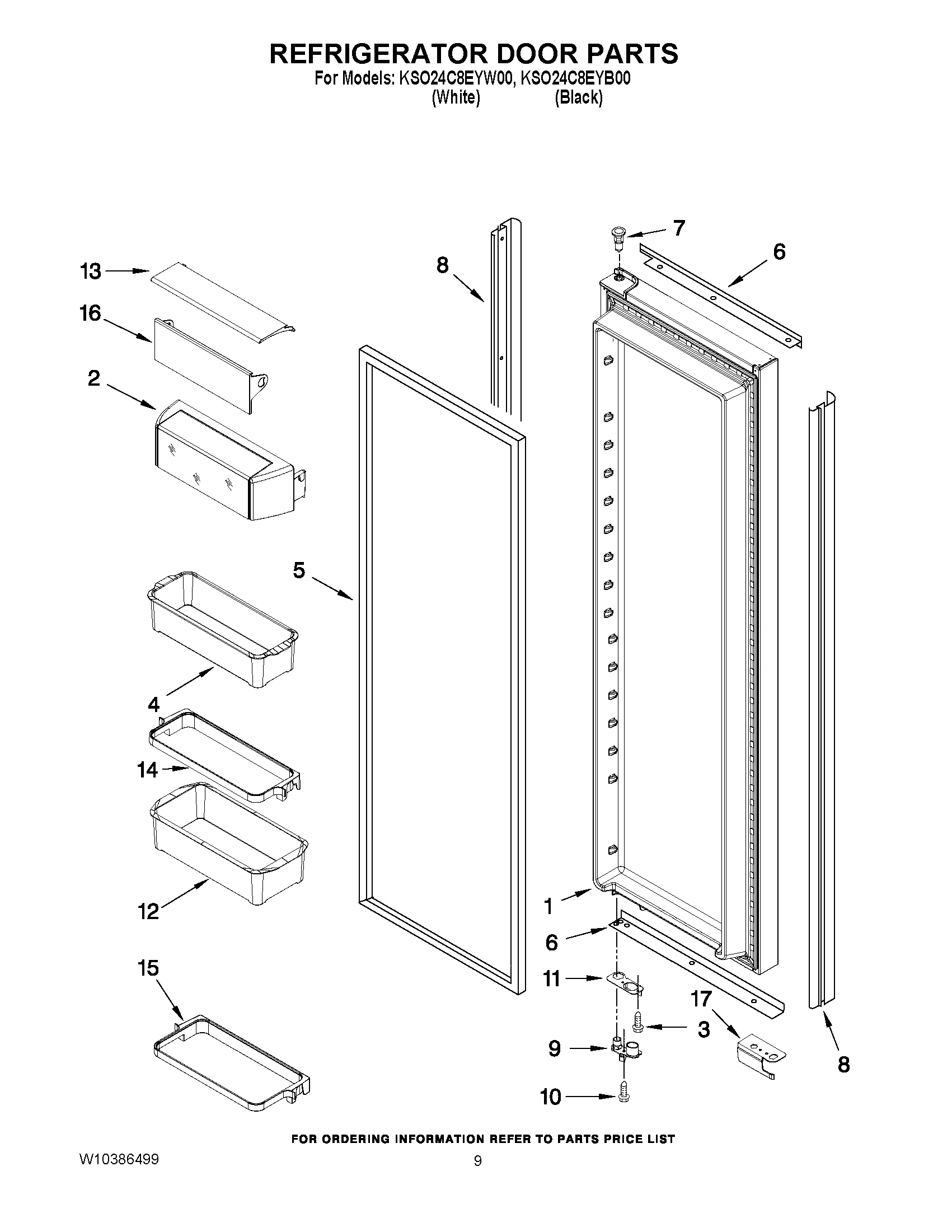 06 - REFRIGERATOR DOOR PARTS