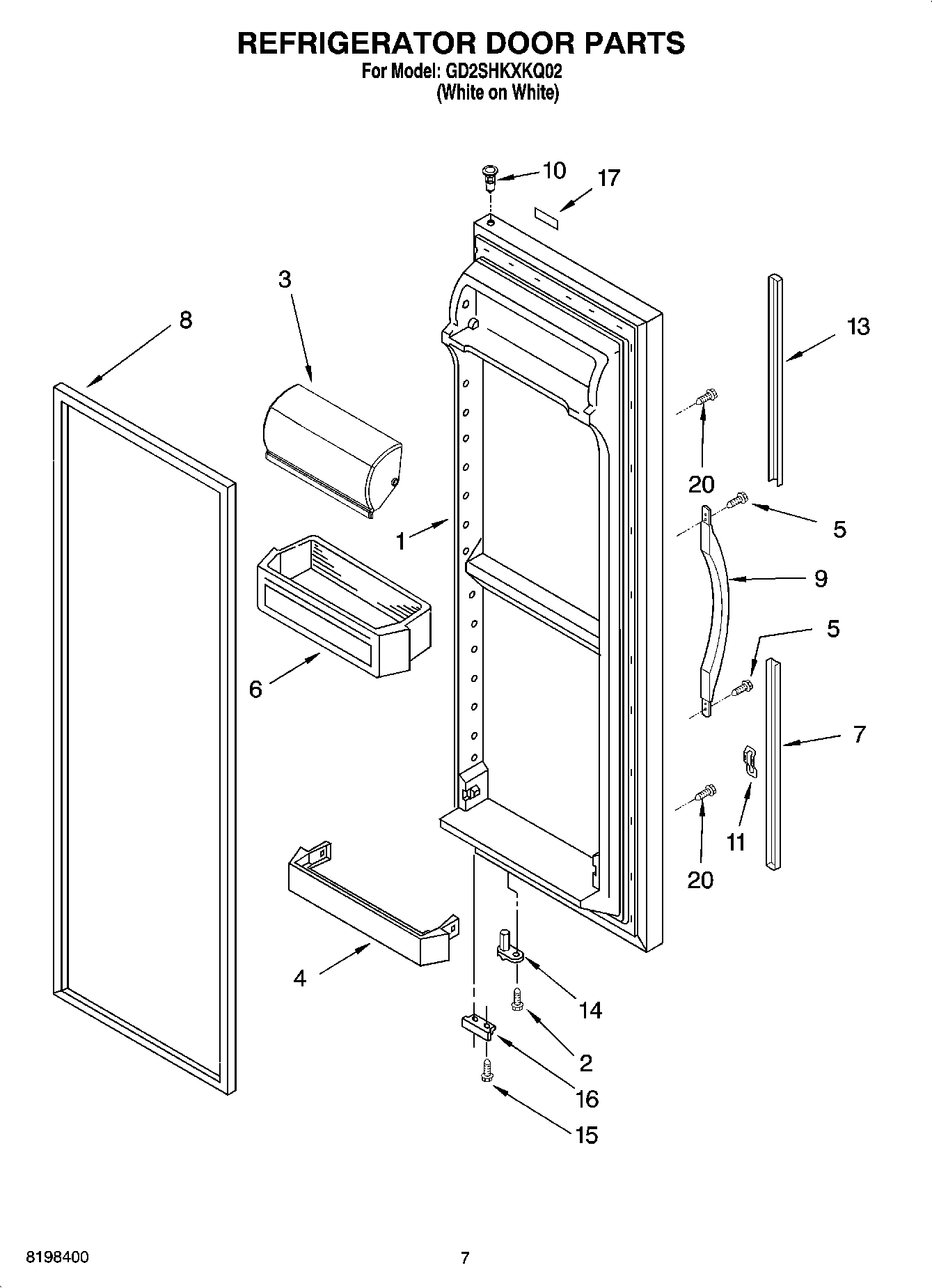06 - REFRIGERATOR DOOR PARTS