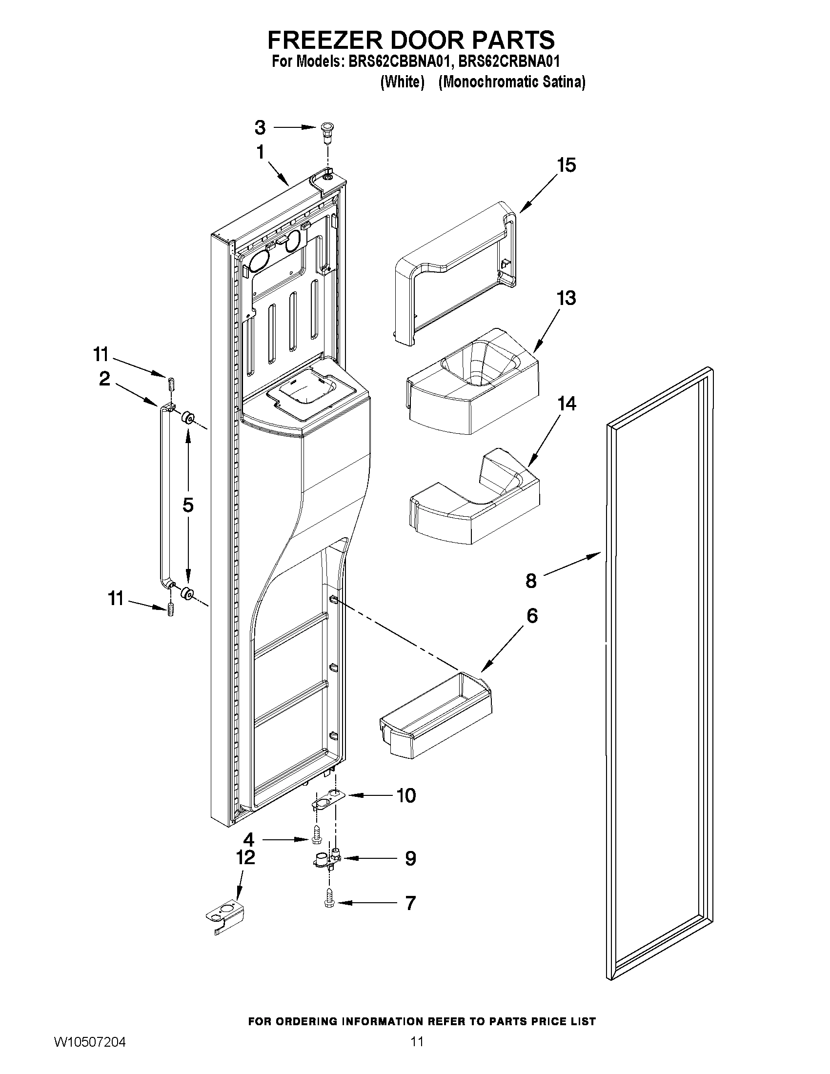 07 - FREEZER DOOR PARTS