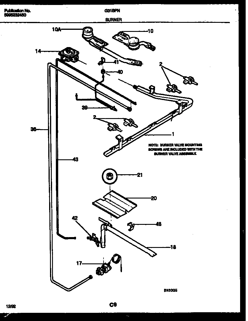 03 - BURNER, MANIFOLD AND GAS CONTROL