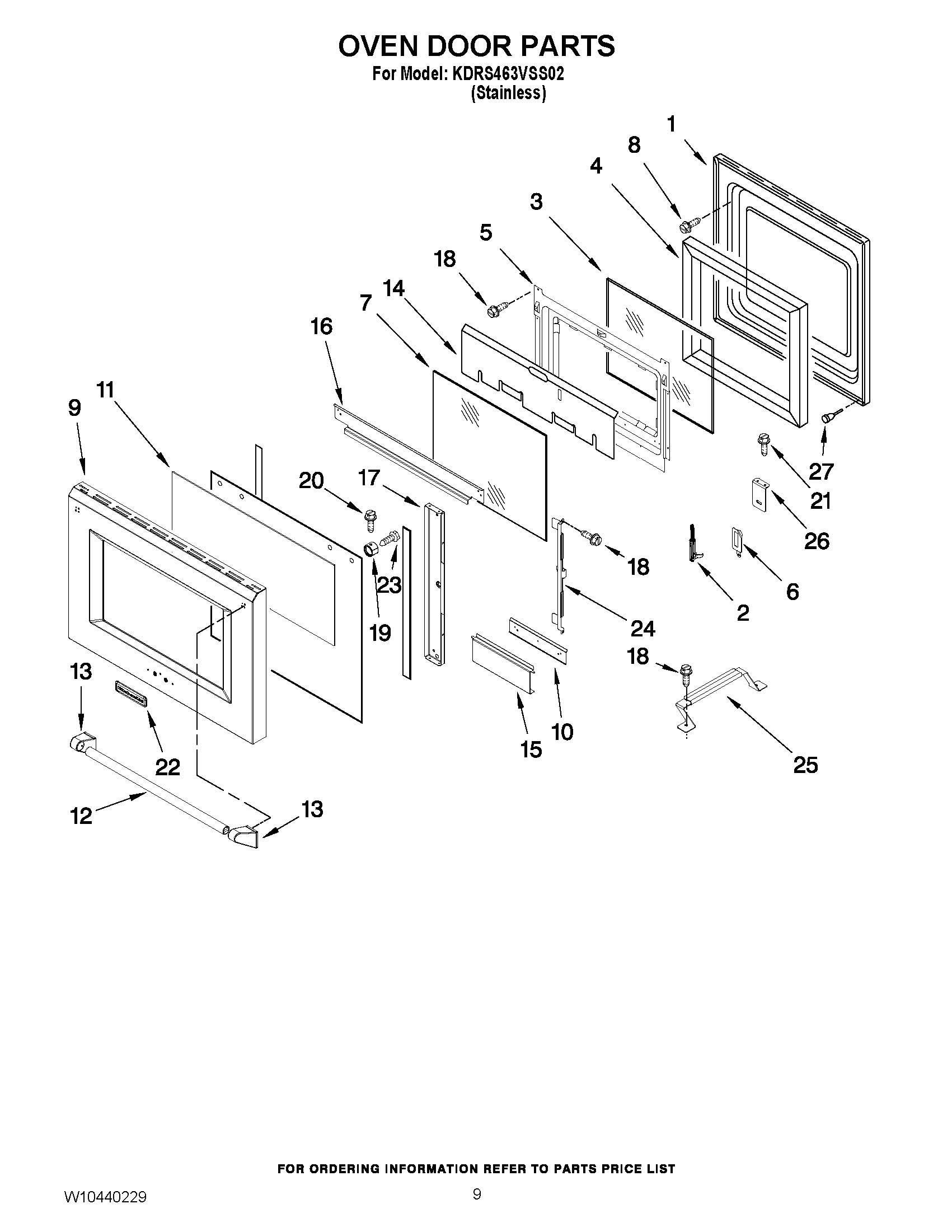 06 - OVEN DOOR PARTS