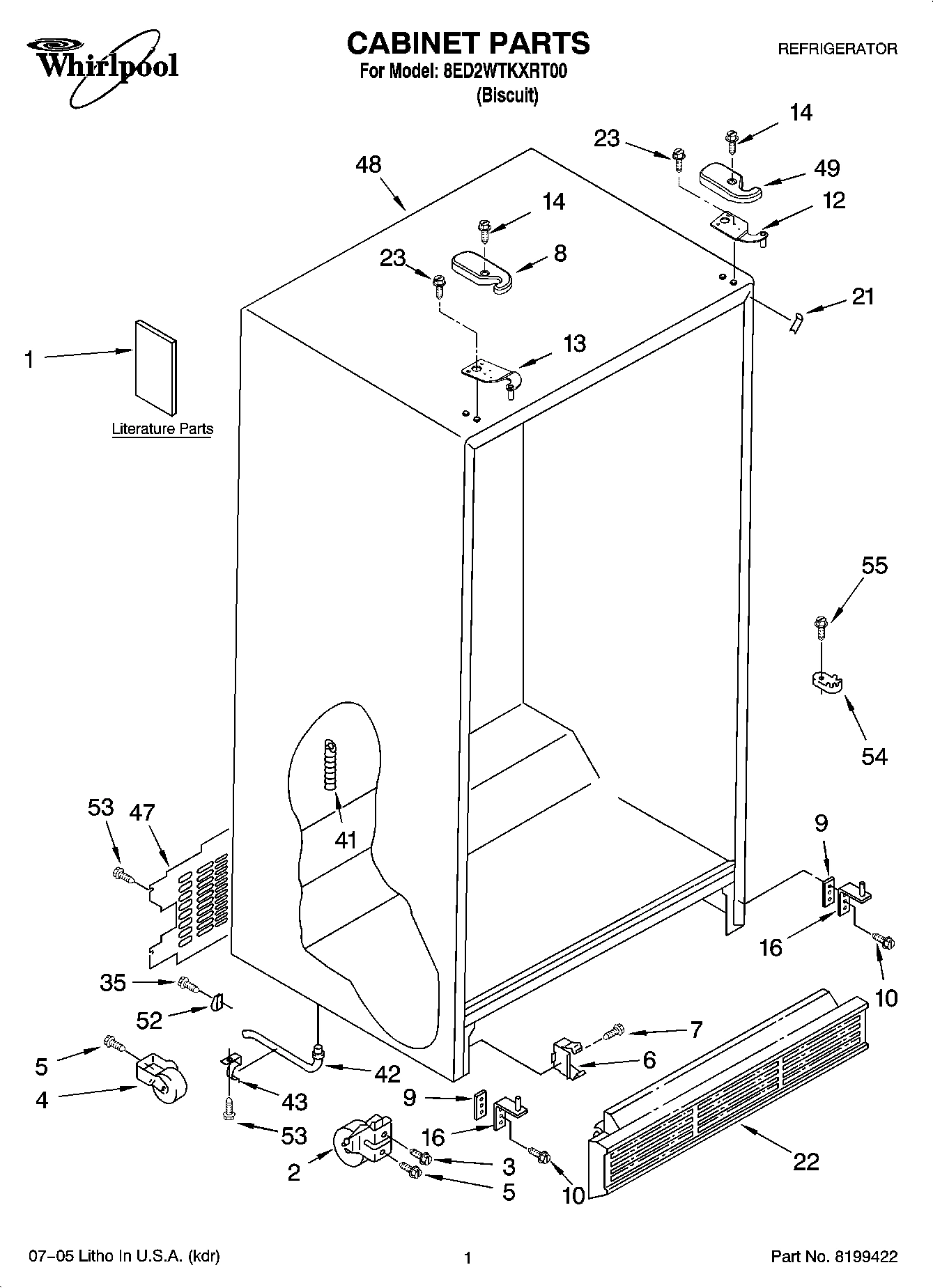 01 - CABINET PARTS