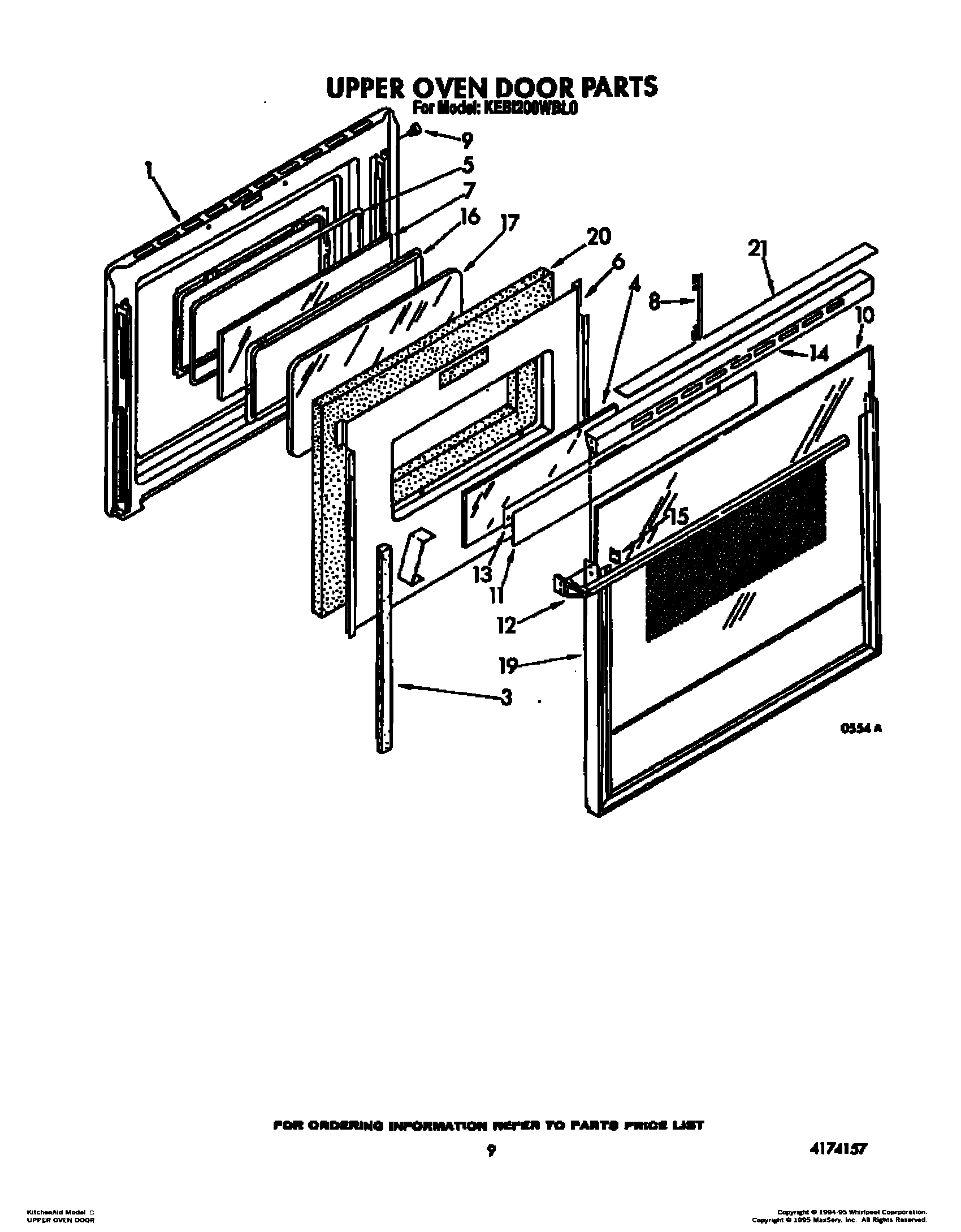 06 - UPPER OVEN DOOR