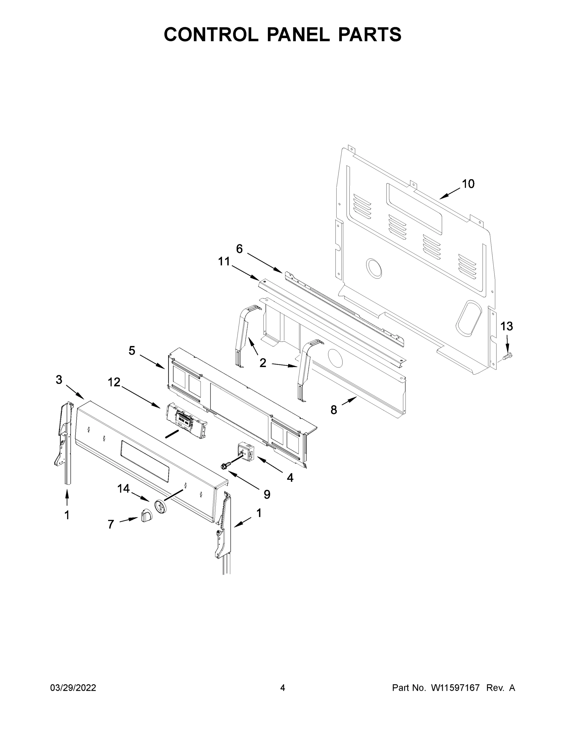 03 - CONTROL PANEL PARTS