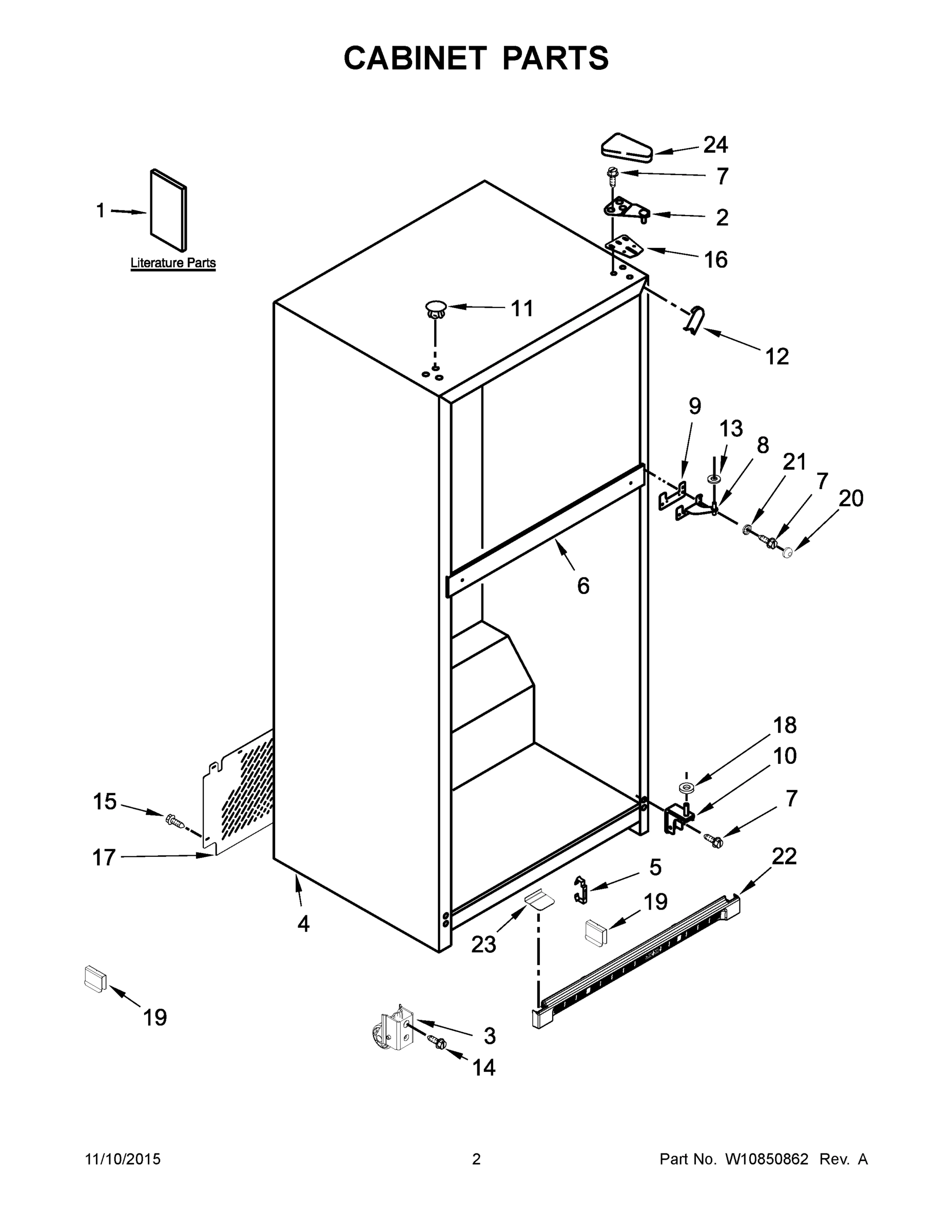 02 - CABINET PARTS