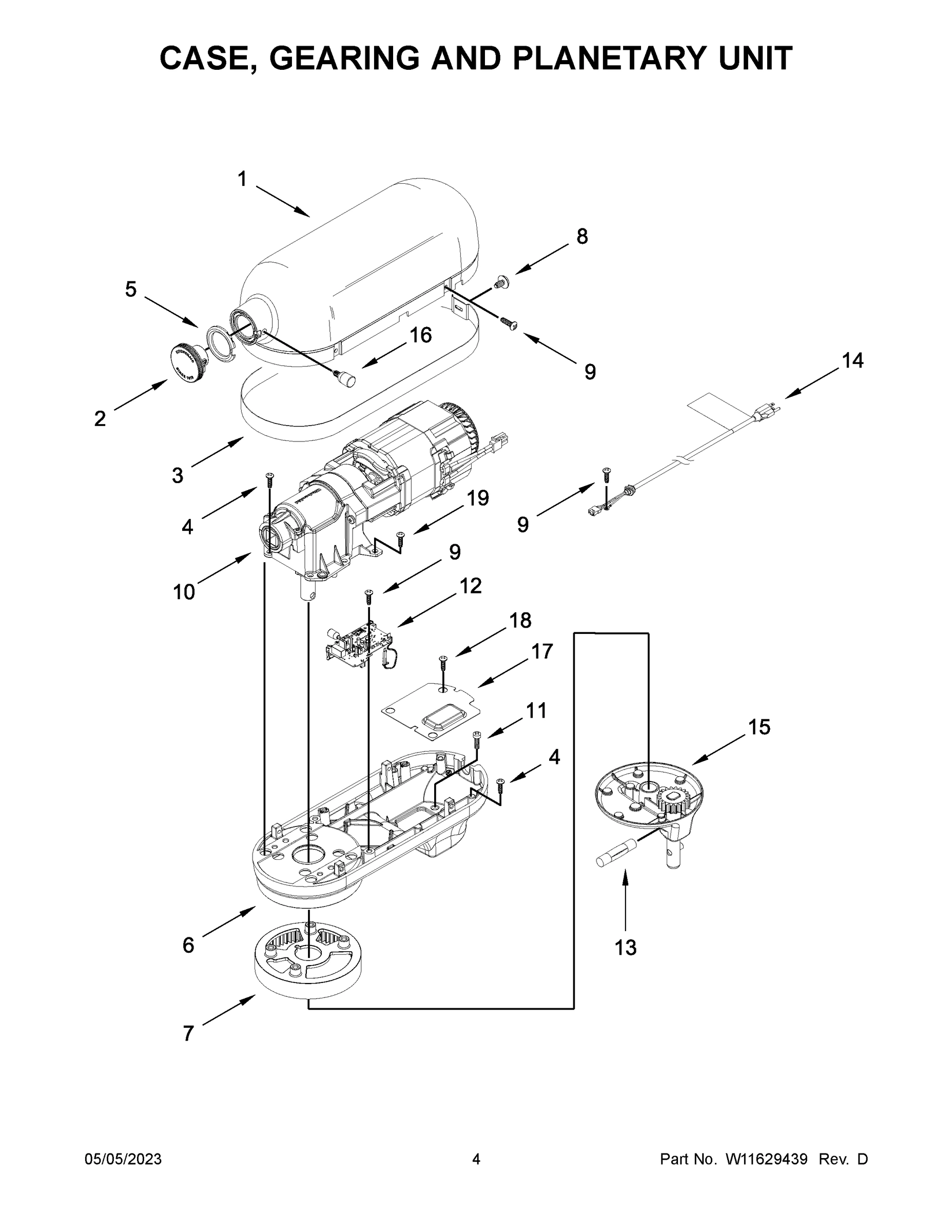 03 - CASE, GEARING AND PLANETARY UNIT