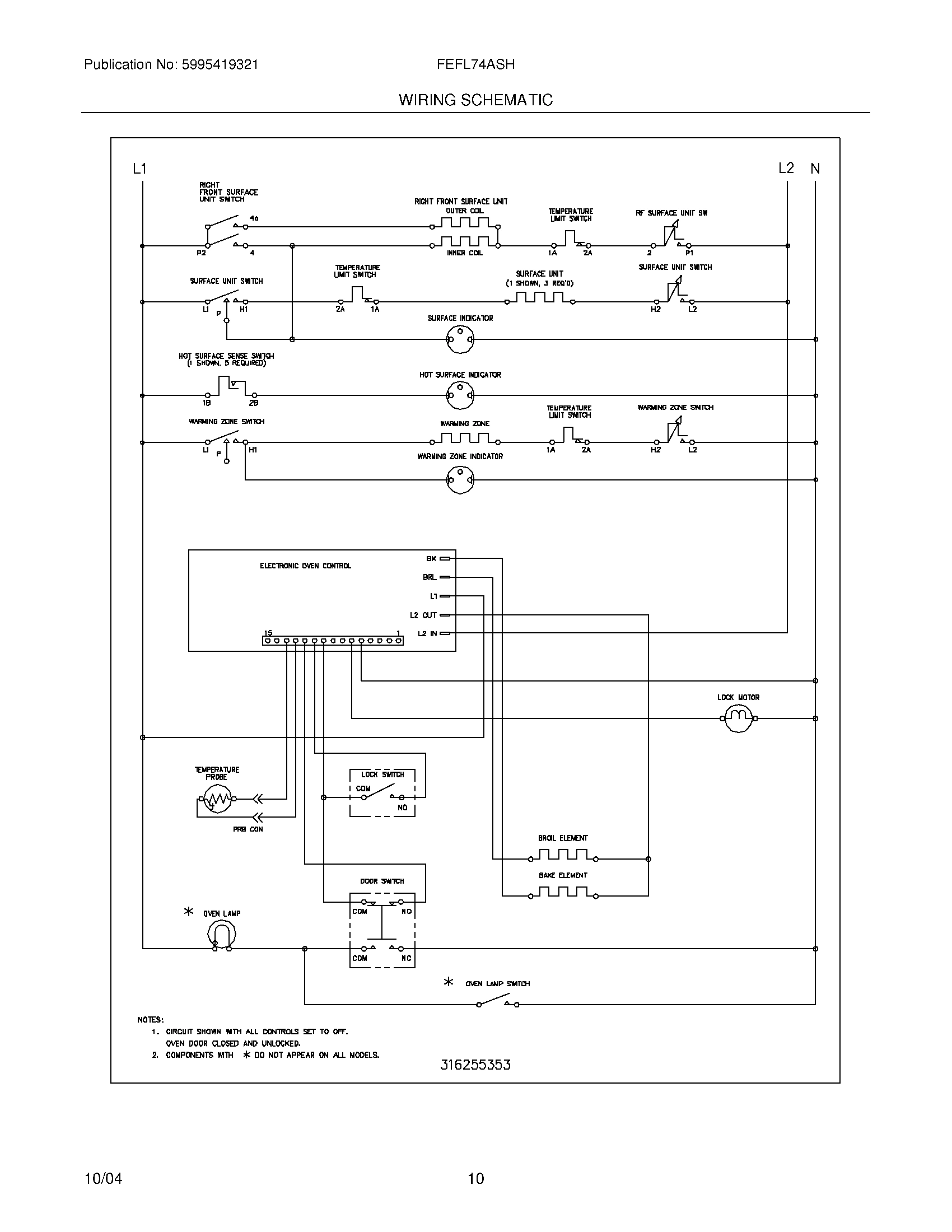 10 - WIRING SCHEMATIC
