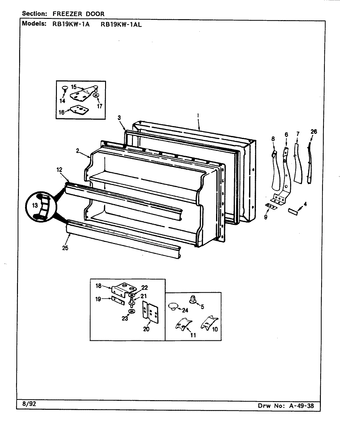 02 - FREEZER DOOR