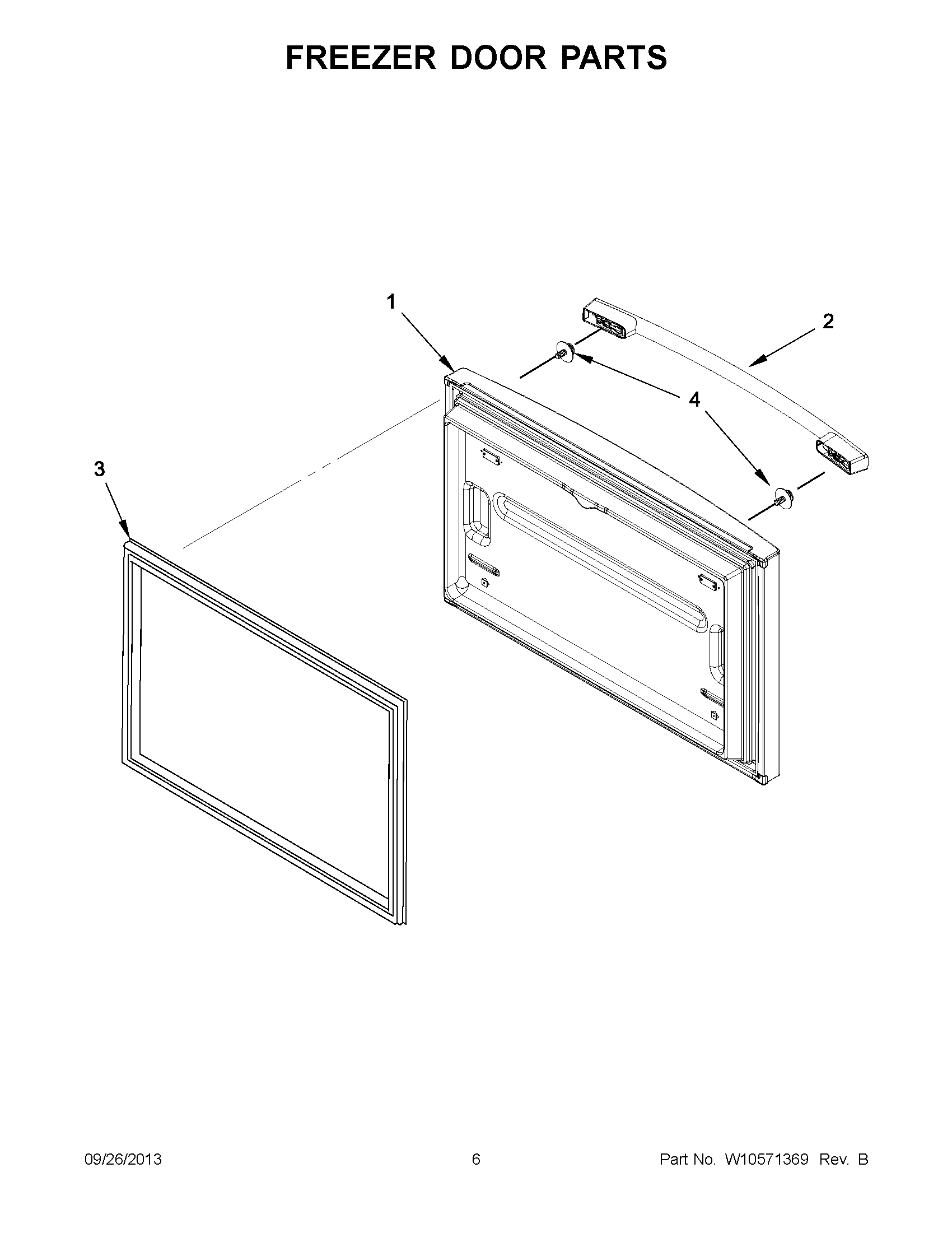 04 - FREEZER DOOR PARTS
