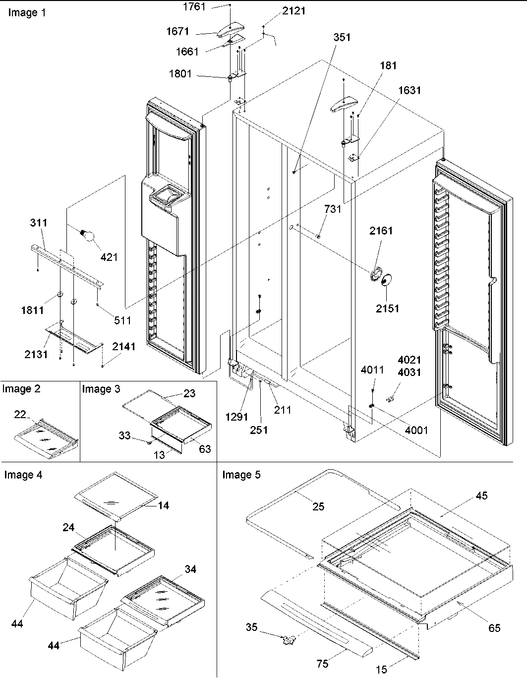 11 - Refrigerator/Freezer Lights and Hinges