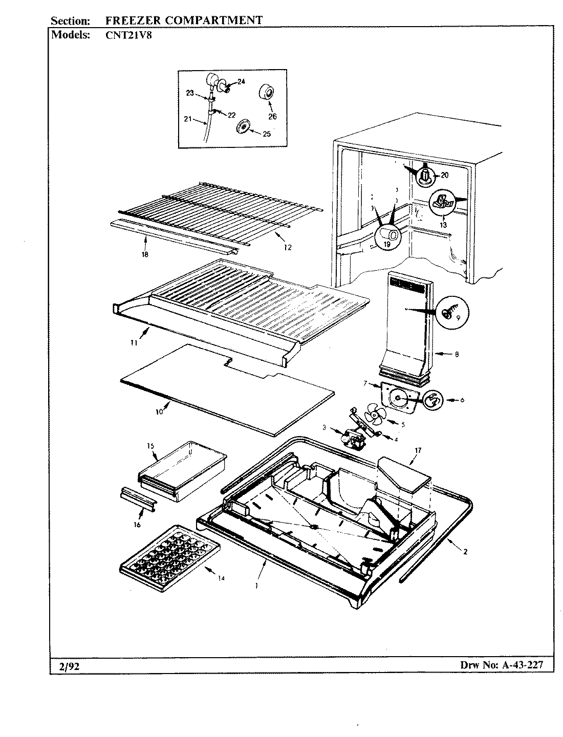 01 - FREEZER COMPARTMENT