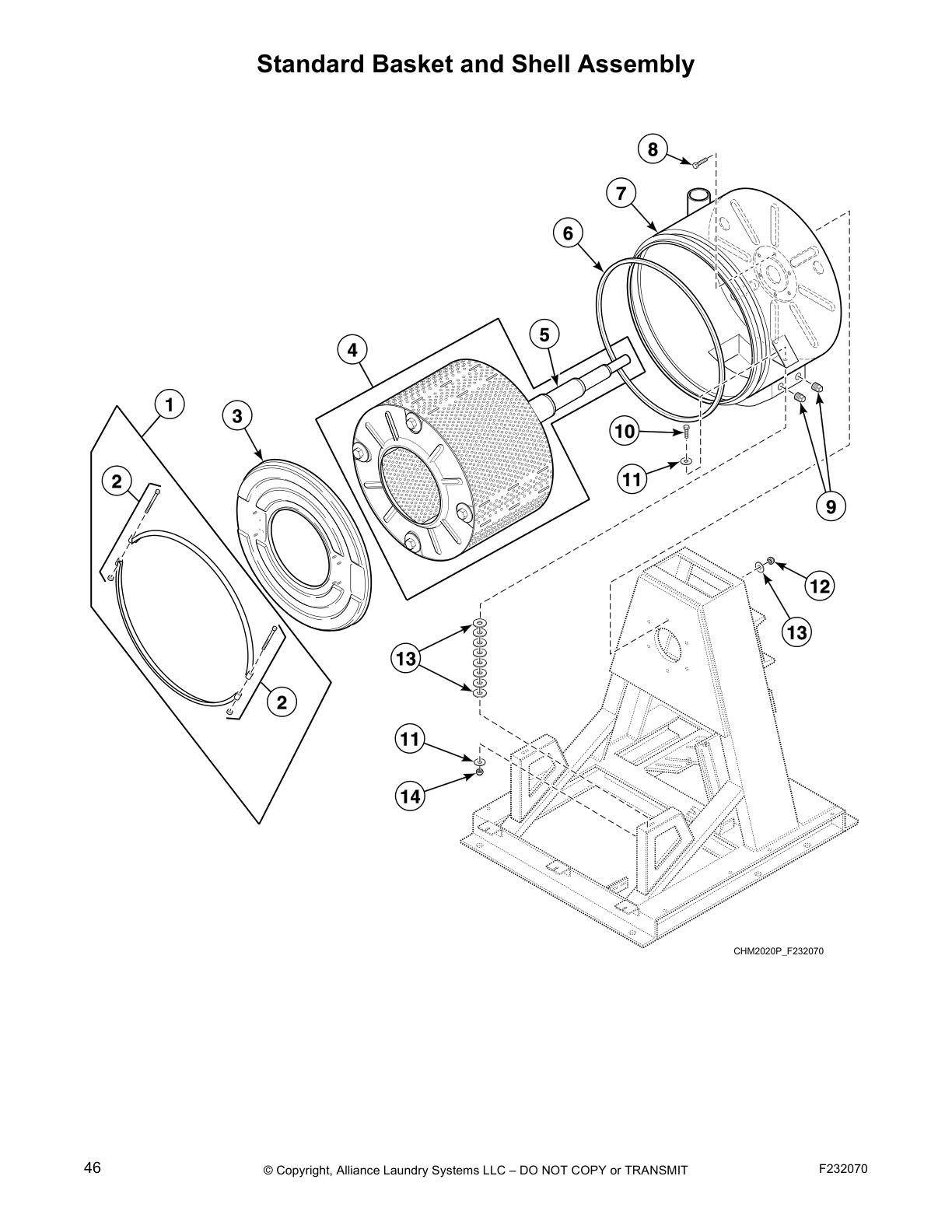 Standard Basket and Shell Assembly
