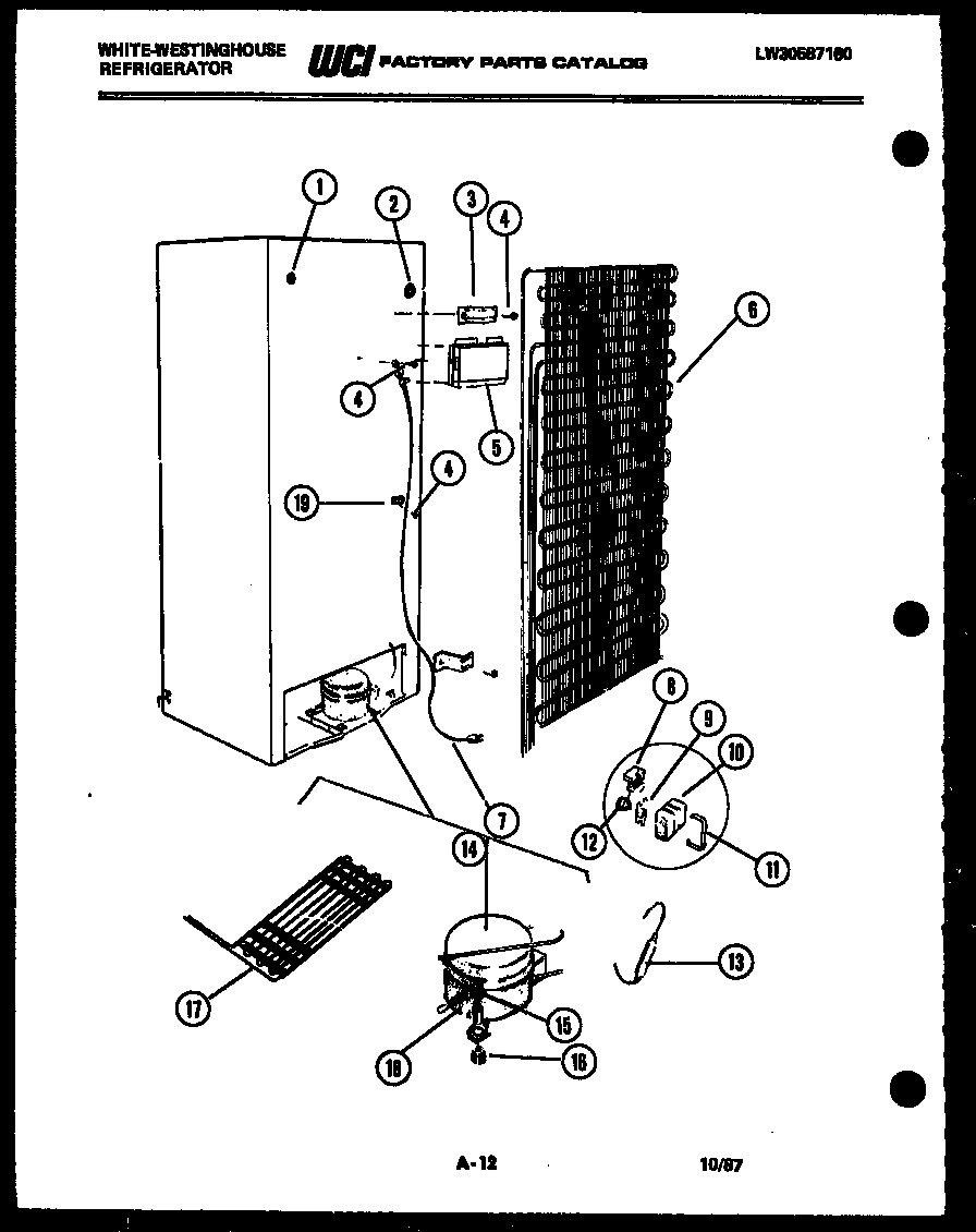 07 - SYSTEM AND AUTOMATIC DEFROST PARTS