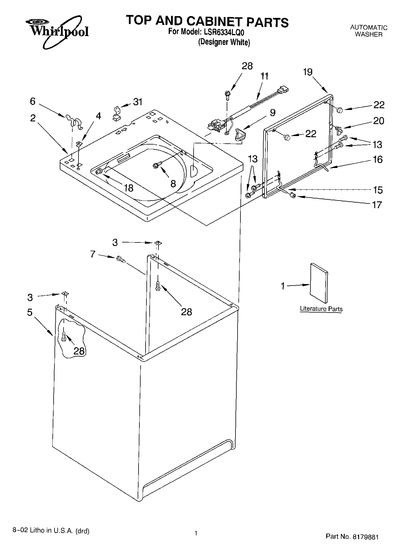 01 - TOP AND CABINET, LITERATURE