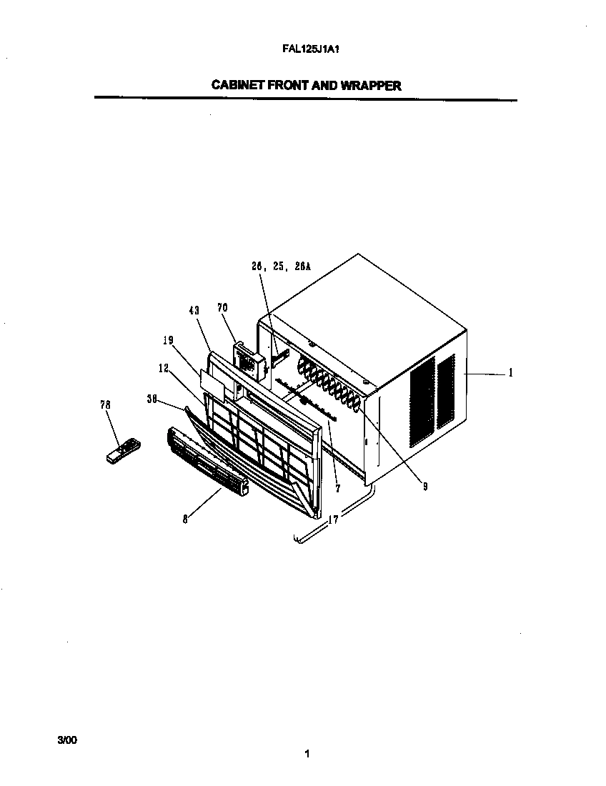 02 - CABINET FRONT AND WRAPPER