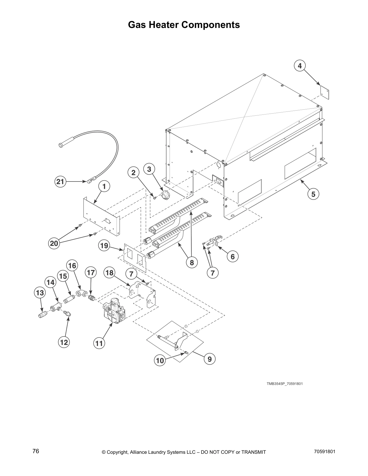 Gas Heater Components