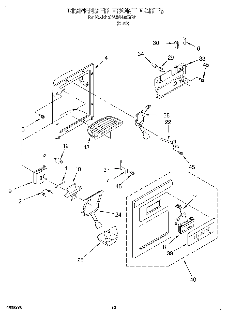 09 - DISPENSER FRONT