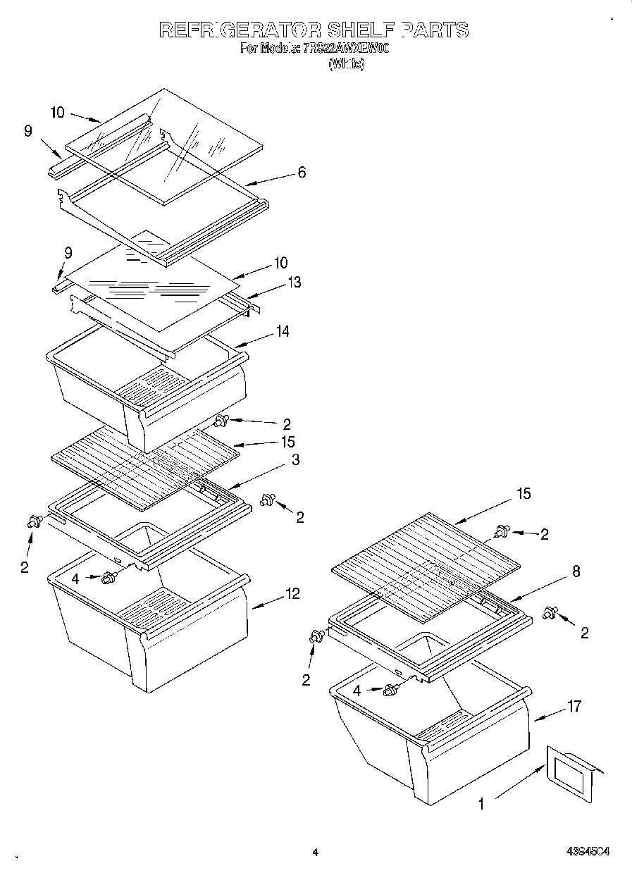 03 - REFRIGERATOR SHELF