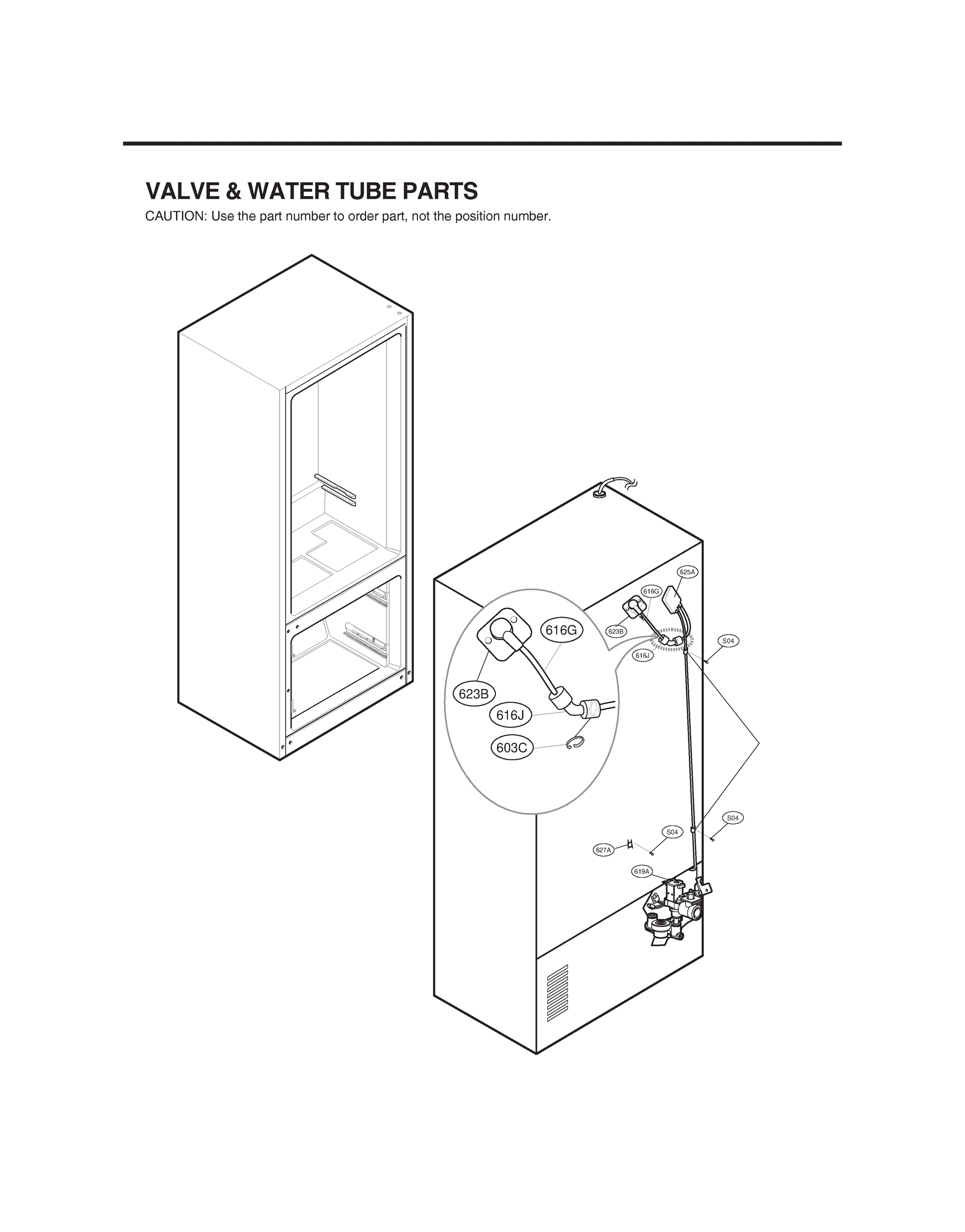 VALVE & WATER TUBE PARTS