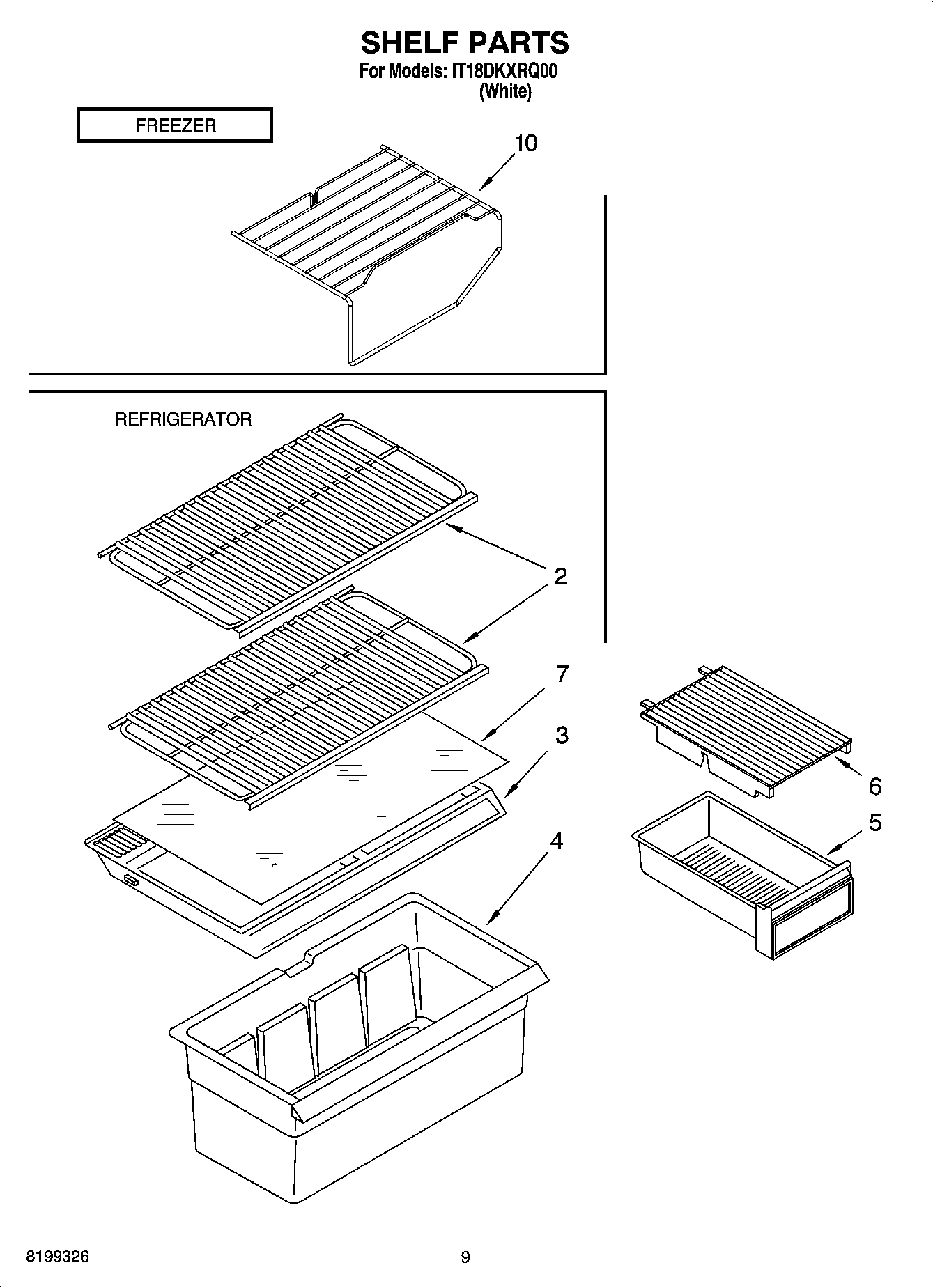 05 - SHELF PARTS, OPTIONAL PARTS