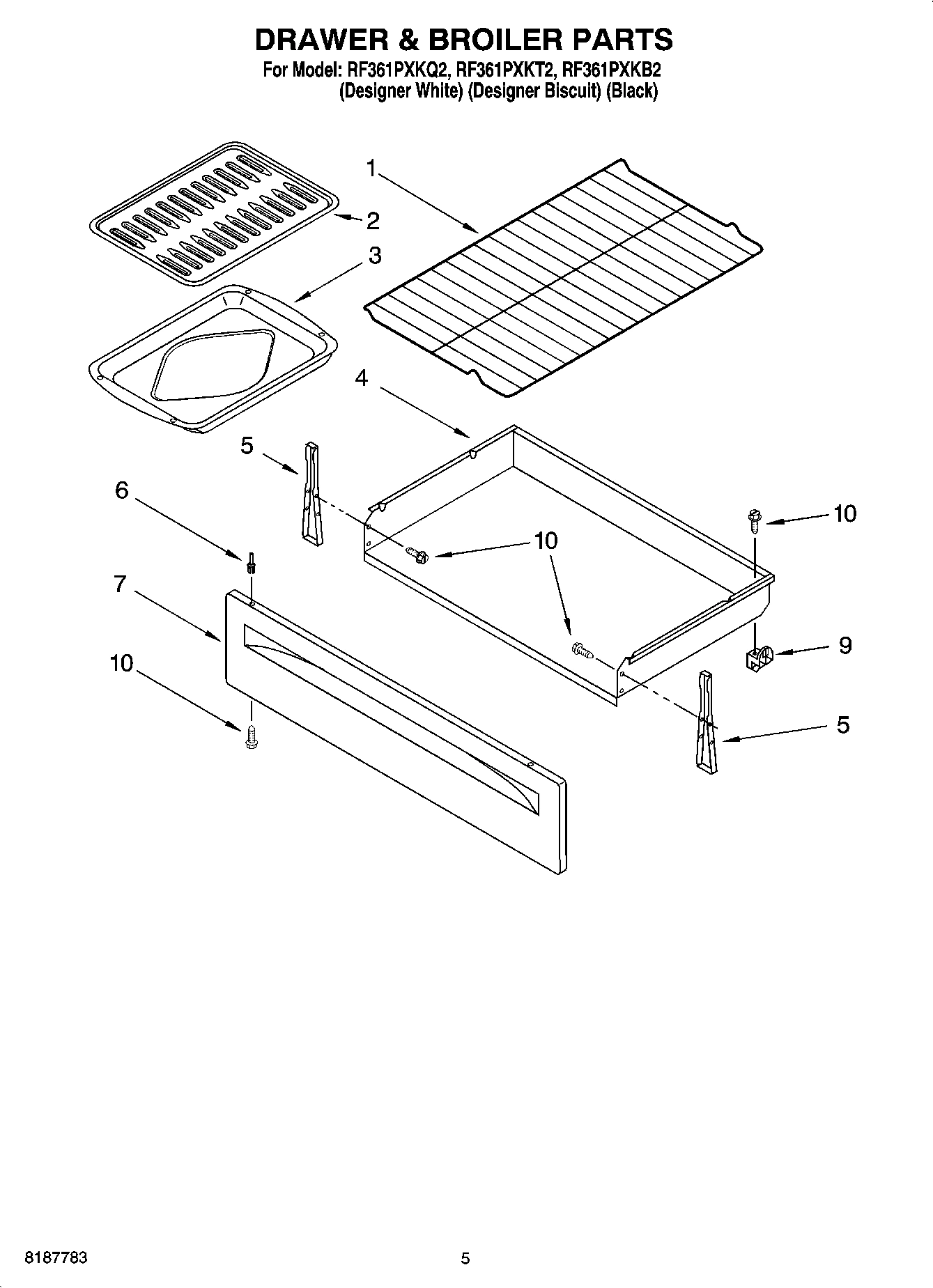04 - DRAWER & BROILER PARTS