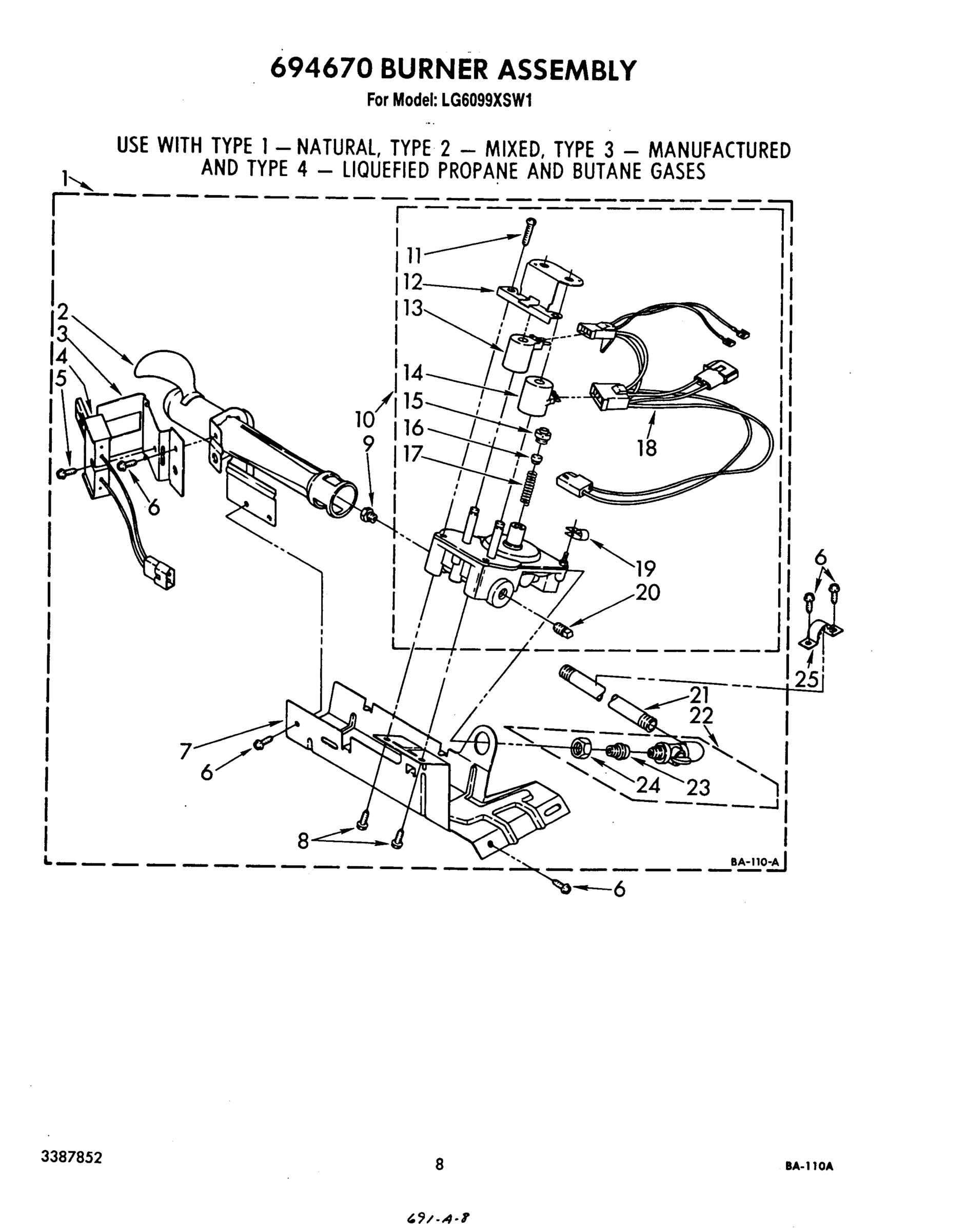 05 - 694670 BURNER