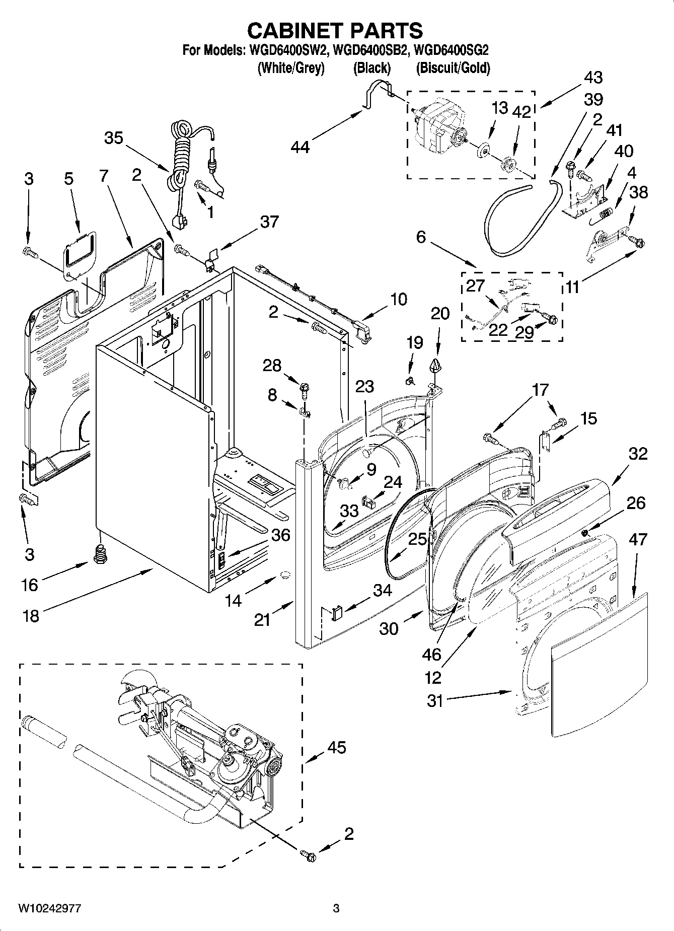 02 - CABINET PARTS