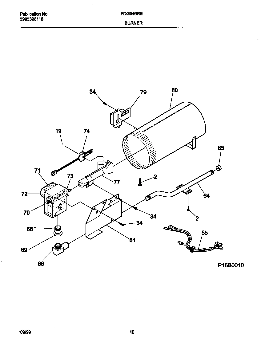 06 - P16B0010 BURNER,VALVE