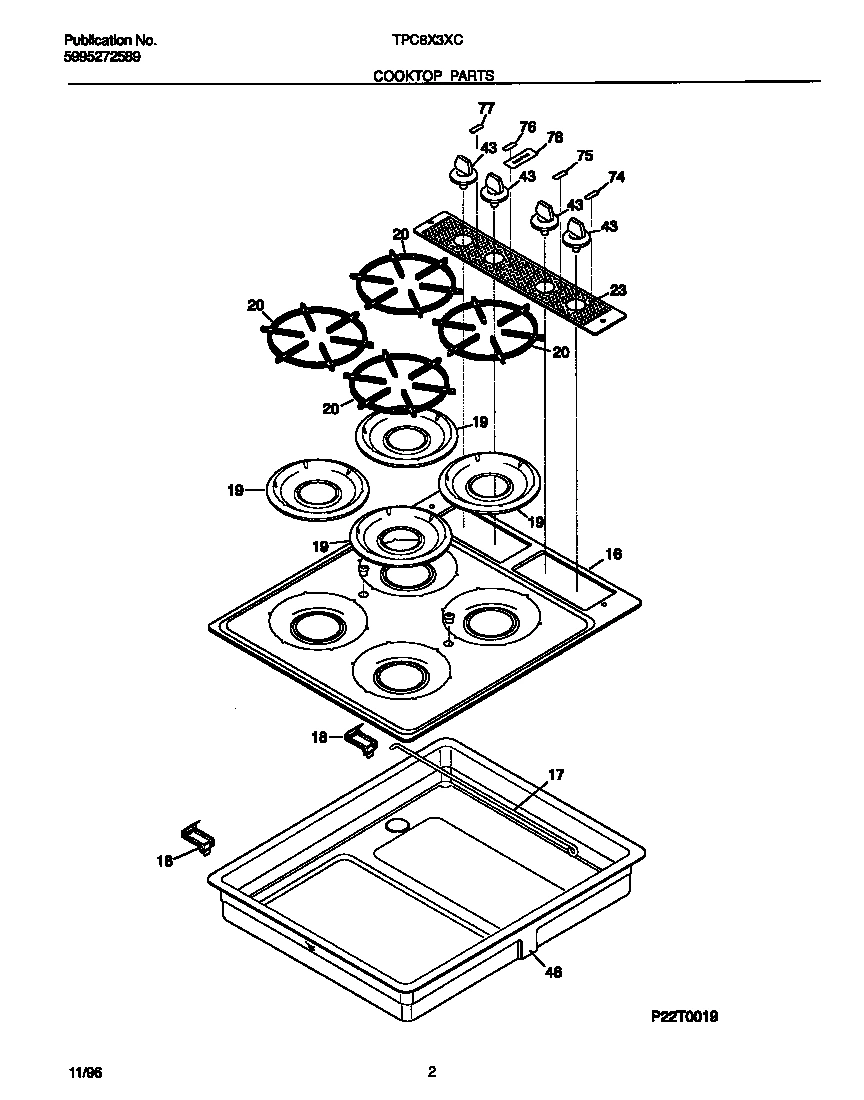 02 - COOKTOP PARTS