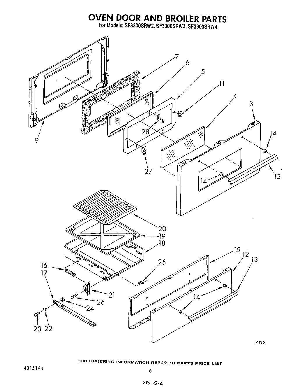 05 - OVEN DOOR AND BROILER